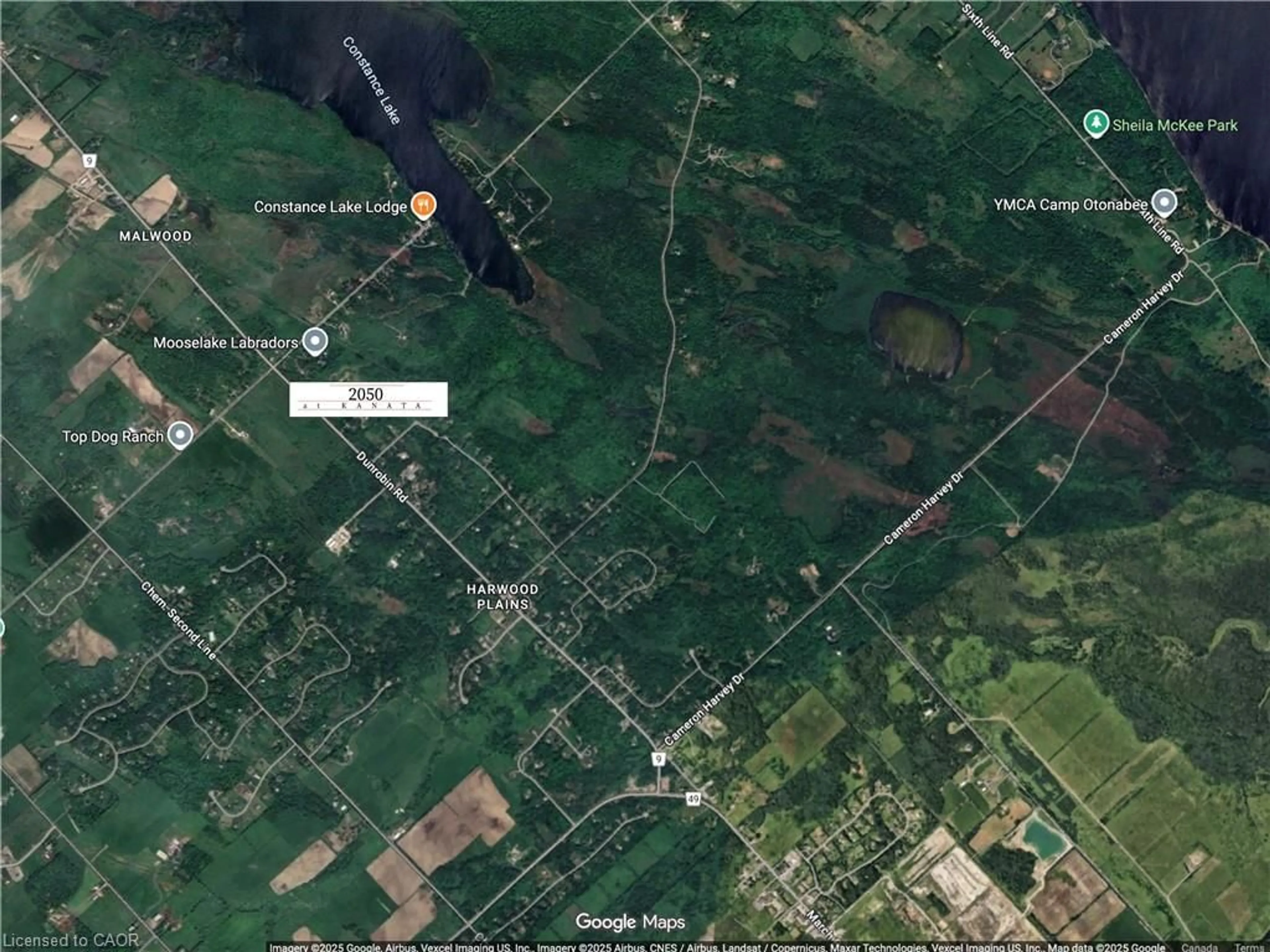 Picture of a map for 2050-1 Dunrobin Rd #LOT 1, Kanata Ontario K2K 1X7