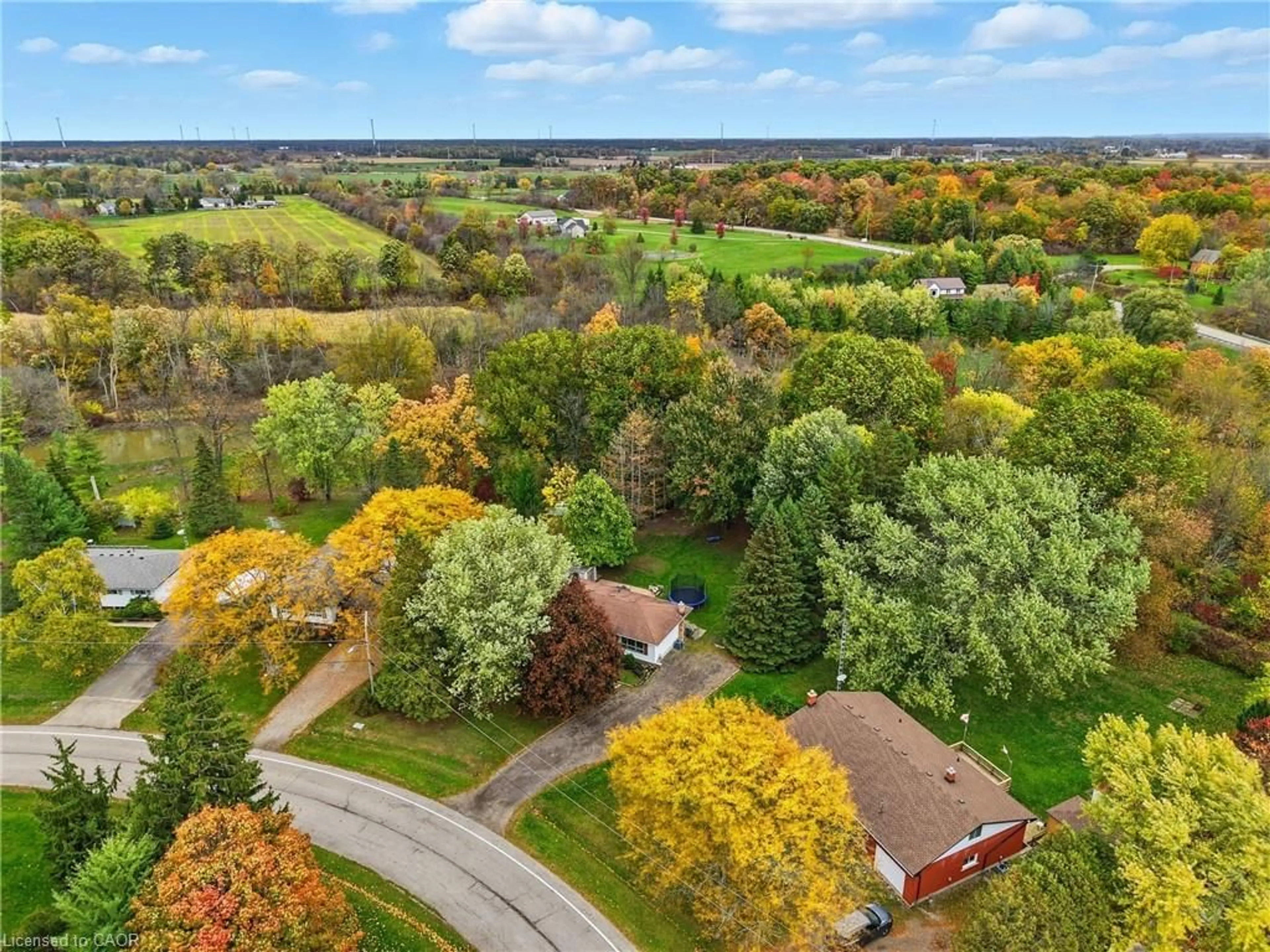 A pic from outside/outdoor area/front of a property/back of a property/a pic from drone, forest/trees view for 62 Oswego Park Rd, Dunnville Ontario N1A 2W2