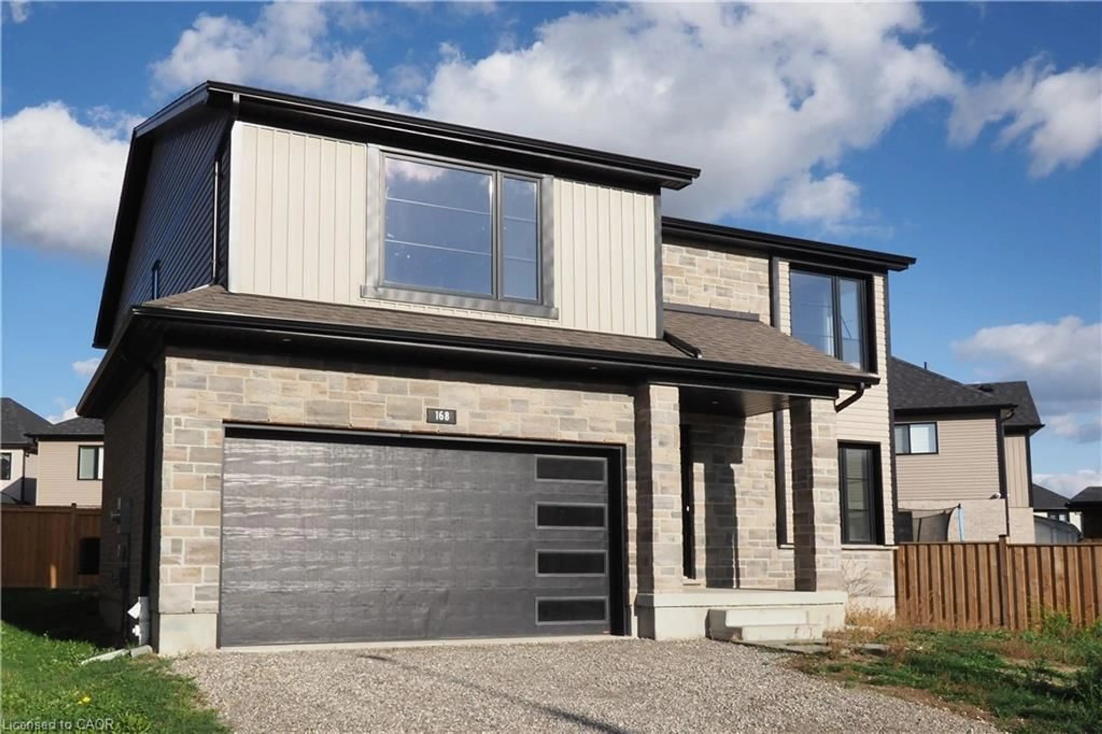 Home with vinyl exterior material, street for 168 Otterbein Rd, Kitchener Ontario N2B 0A8