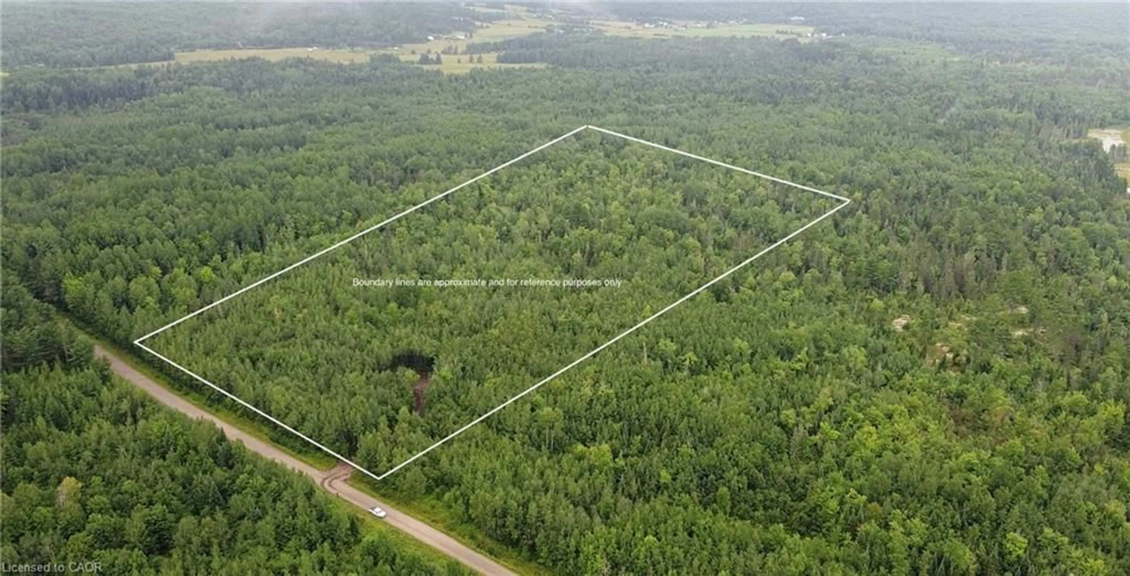 A pic from outside/outdoor area/front of a property/back of a property/a pic from drone, forest/trees view for PT LT 11 Concession 6th Rd, Mattawa Ontario P0H 1V0