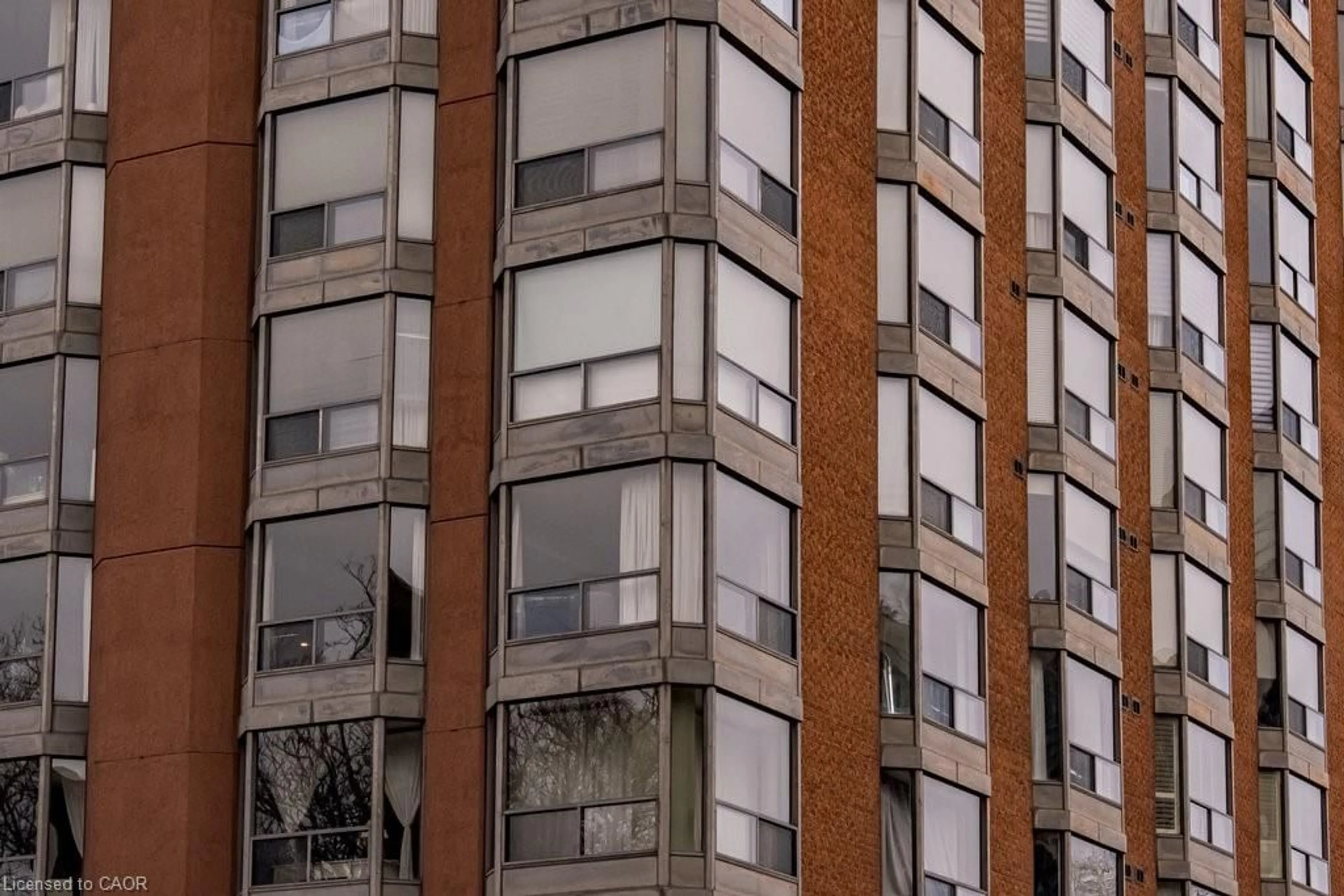 Balcony in the apartment, building for 49 Robinson St #900, Hamilton Ontario L8P 1Y7