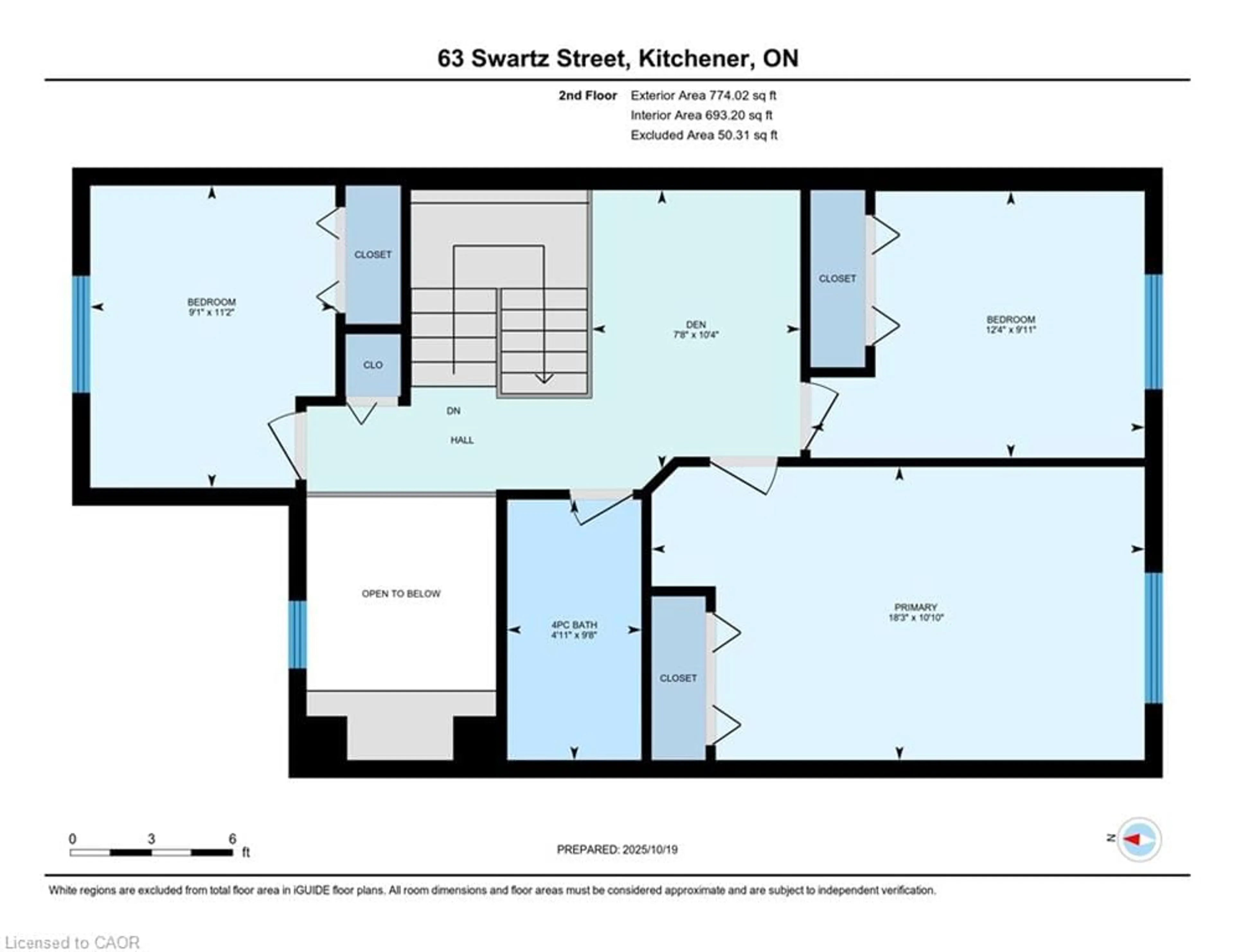 Floor plan for 63 Swartz St, Kitchener Ontario N2E 4A6