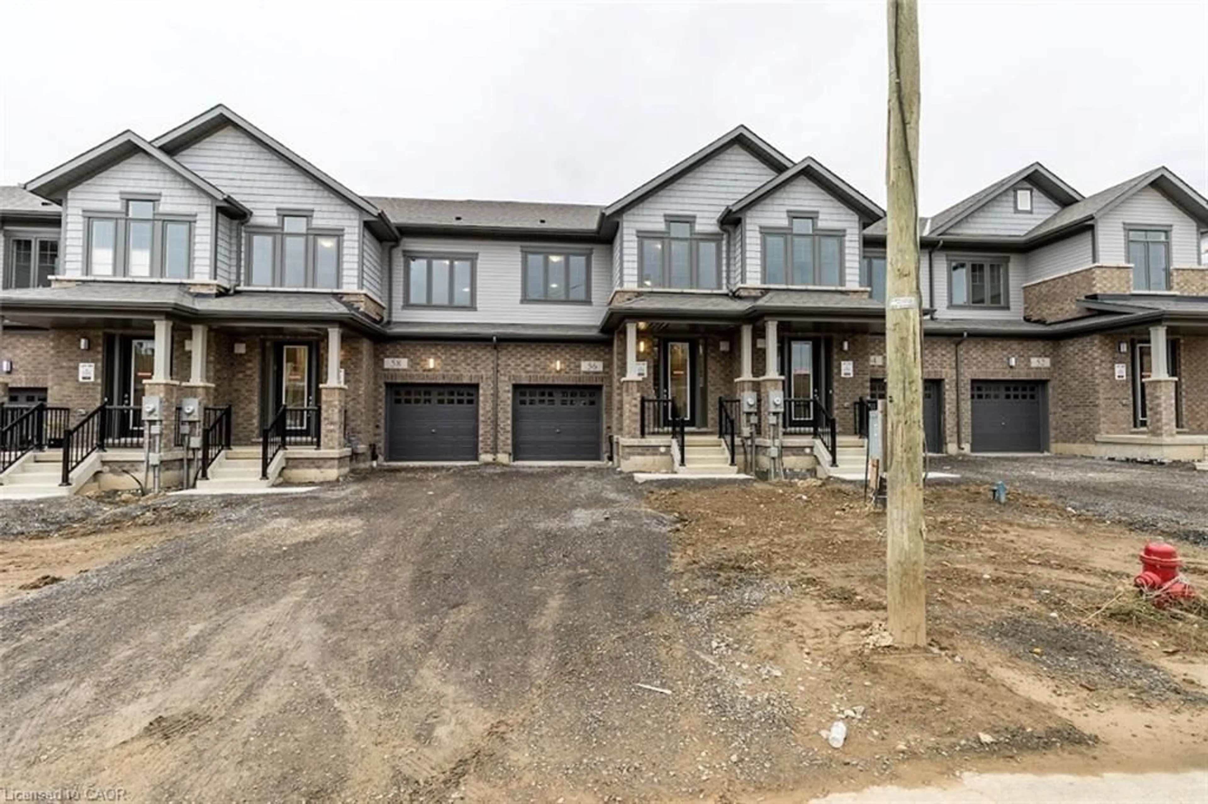 A pic from outside/outdoor area/front of a property/back of a property/a pic from drone, street for 56 Freedom Cres, Hamilton Ontario L0R 1W0