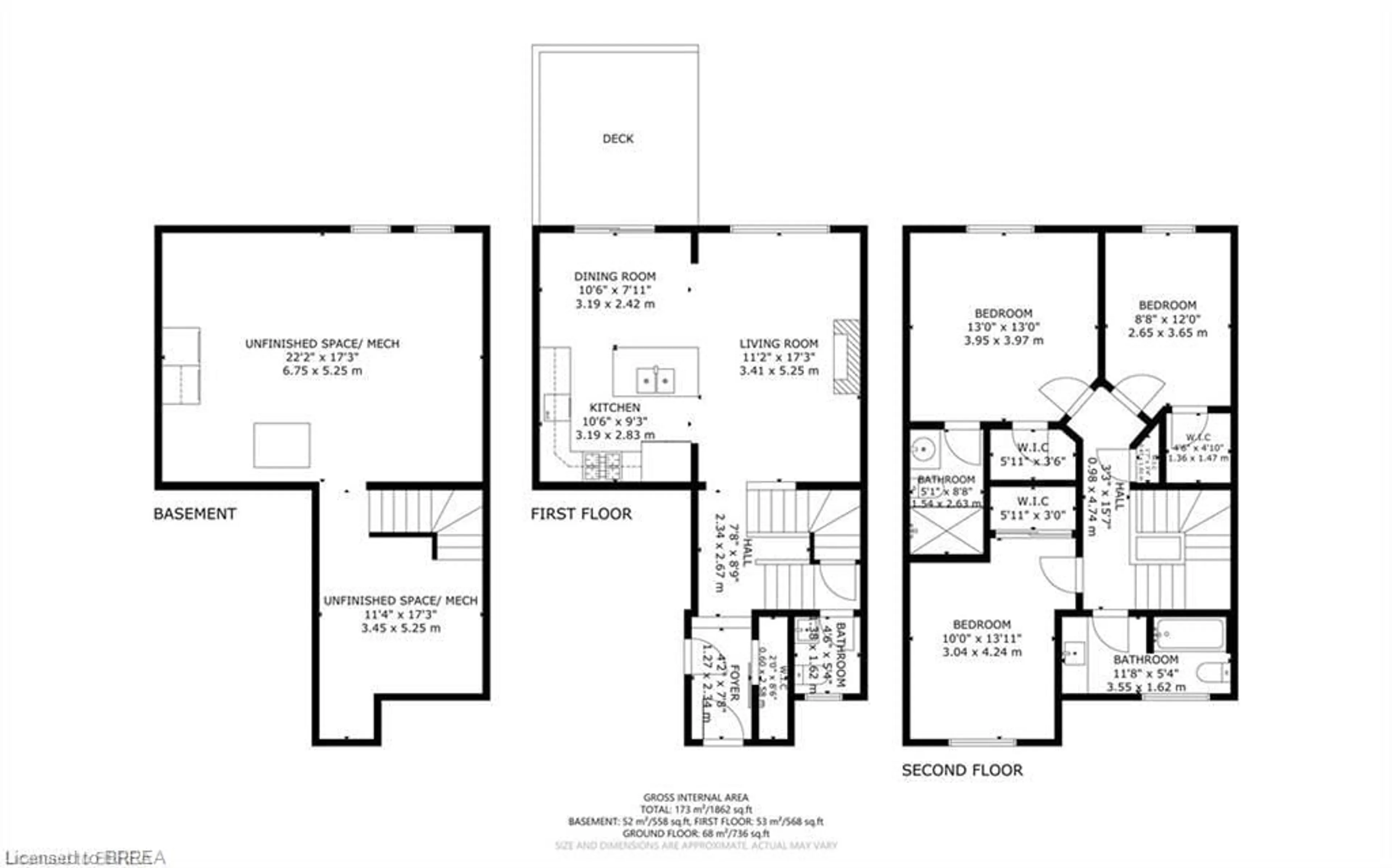 Floor plan for 1214 Rose Way, Milton Ontario L9E 1L9