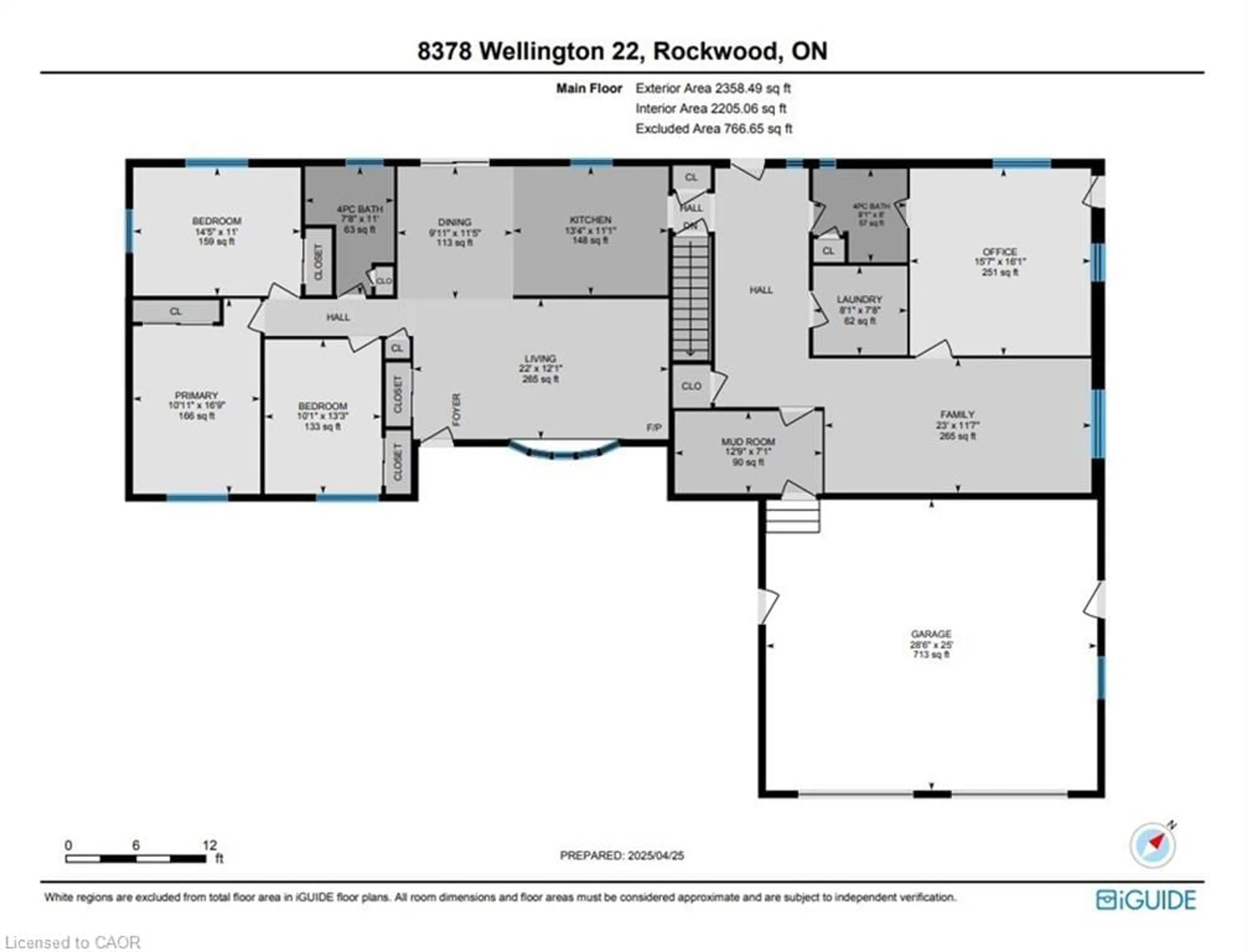 Floor plan for 8378 Wellington Rd 22, Rockwood Ontario N0B 2K0
