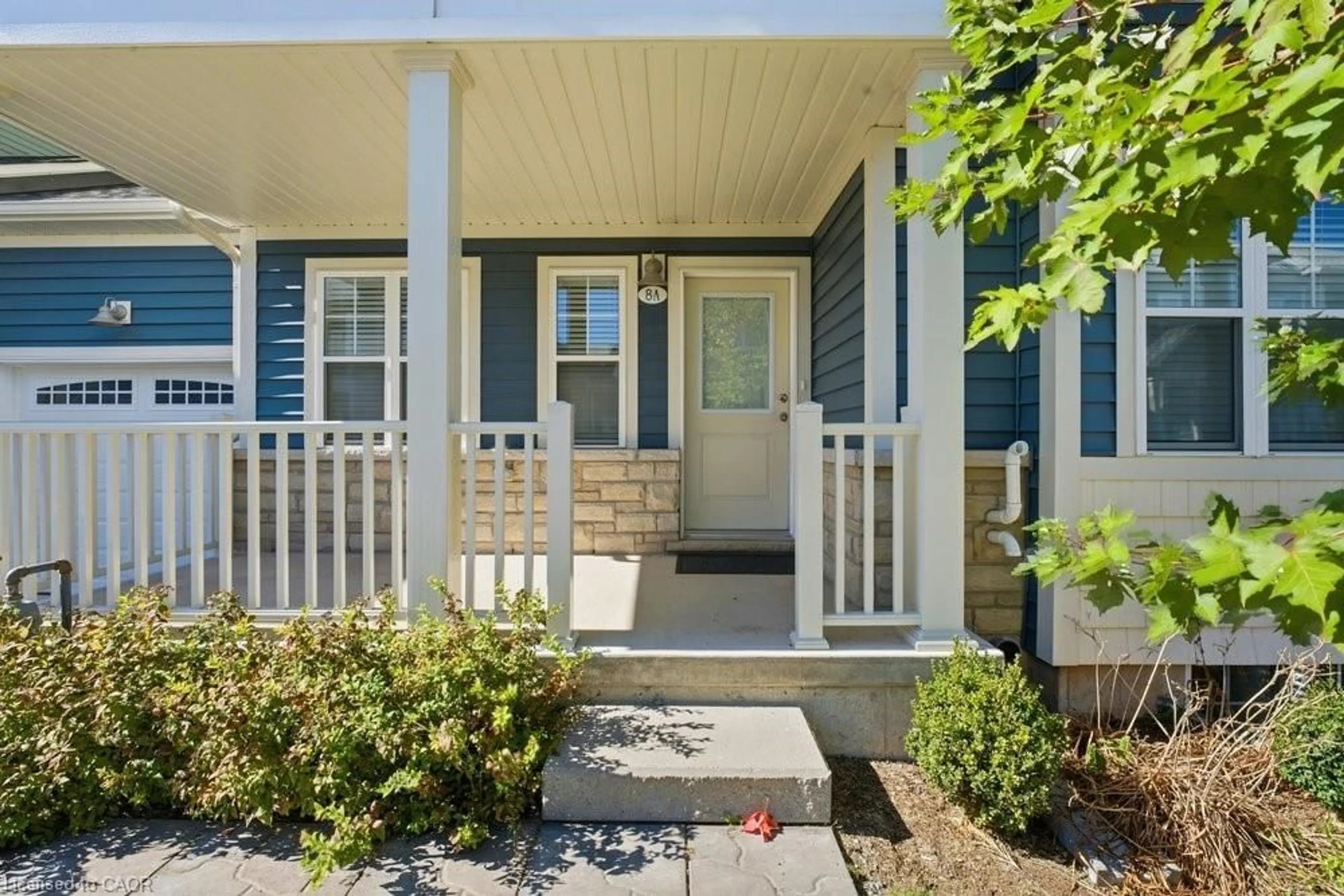 Home with vinyl exterior material, street for 8 Shores Lane #A, Fort Erie Ontario L0S 1B0