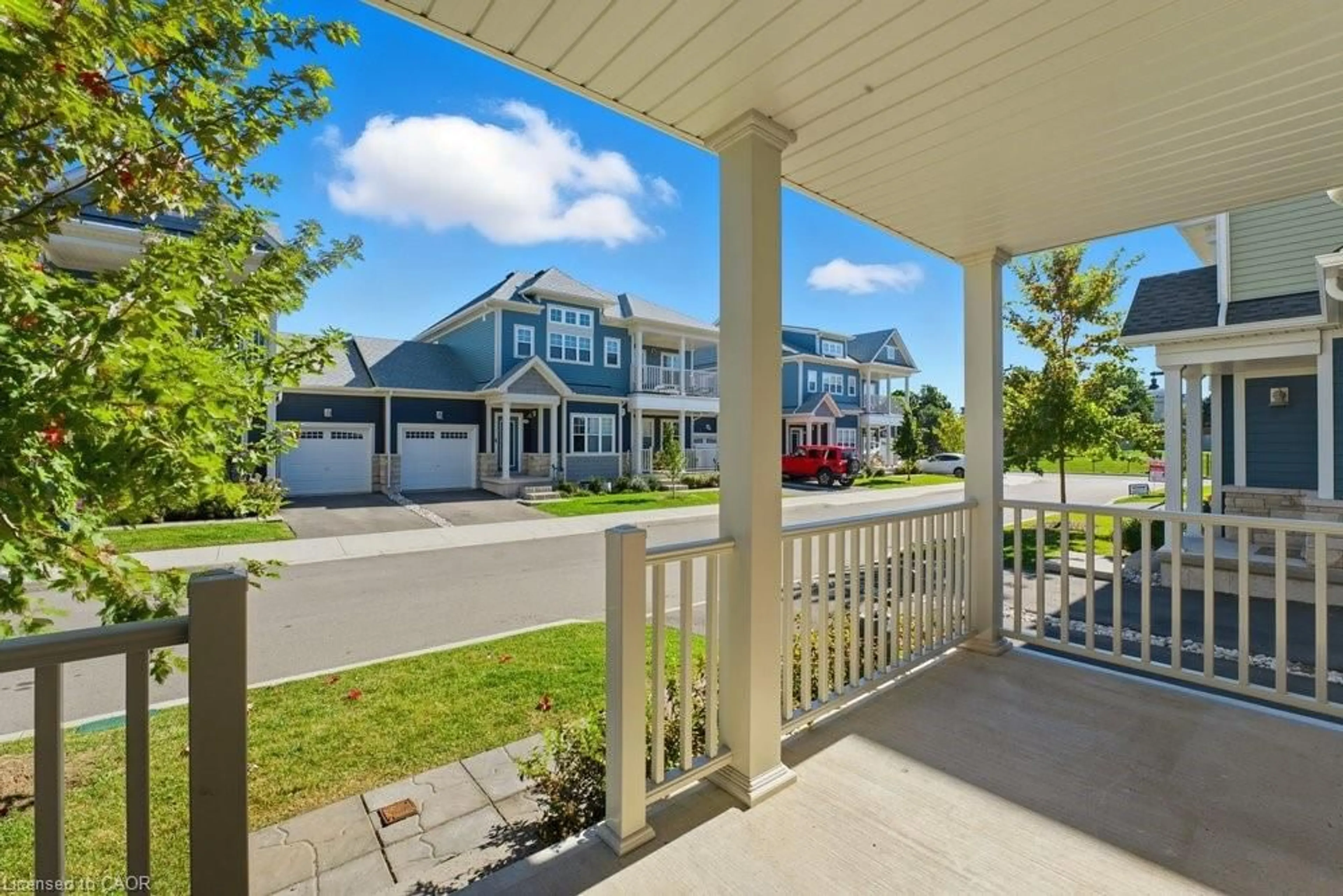 A pic from outside/outdoor area/front of a property/back of a property/a pic from drone, water/lake/river/ocean view for 8 Shores Lane #A, Fort Erie Ontario L0S 1B0