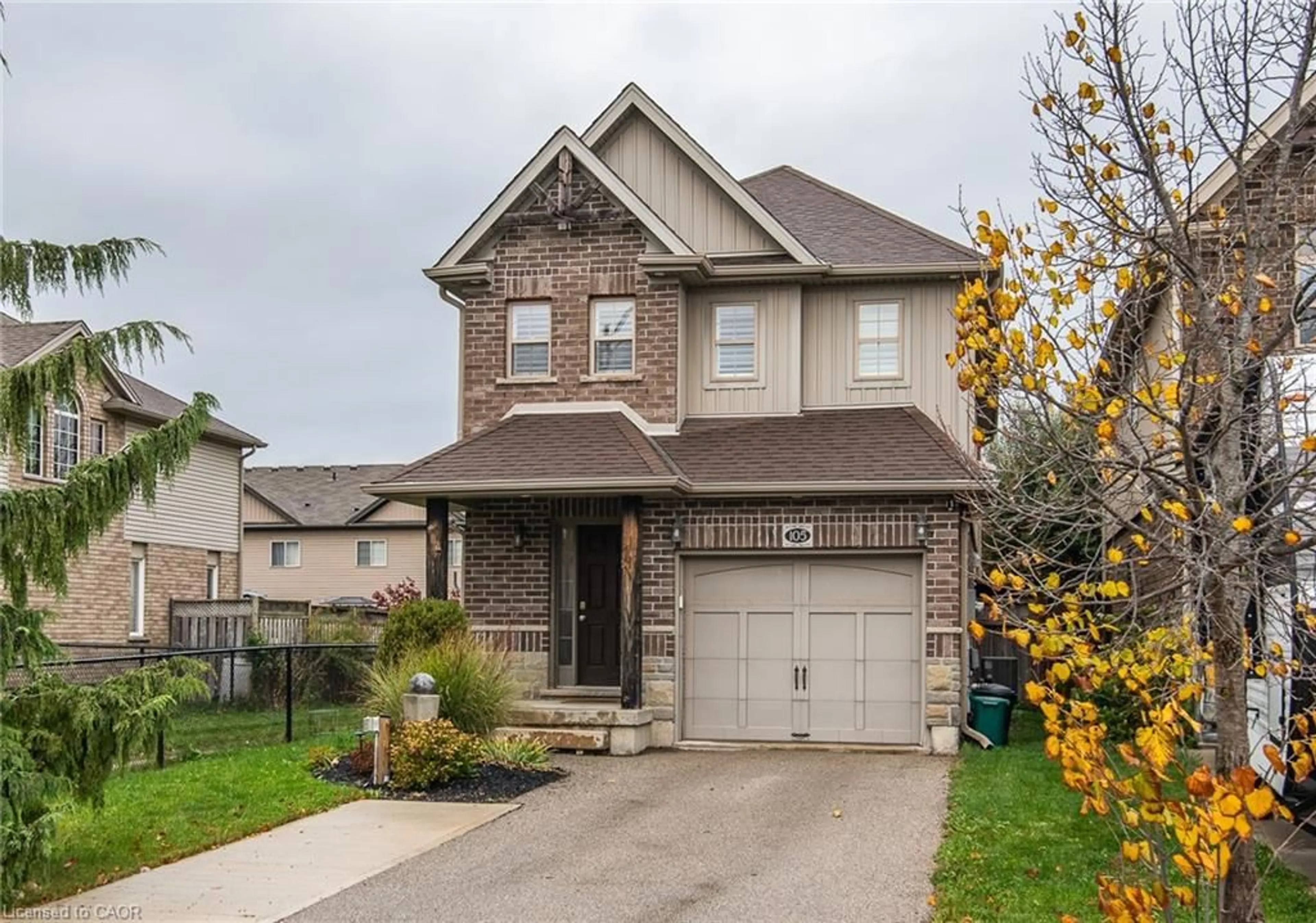 Home with brick exterior material, street for 105 Captain Mccallum Dr, New Hamburg Ontario N3A 0B5