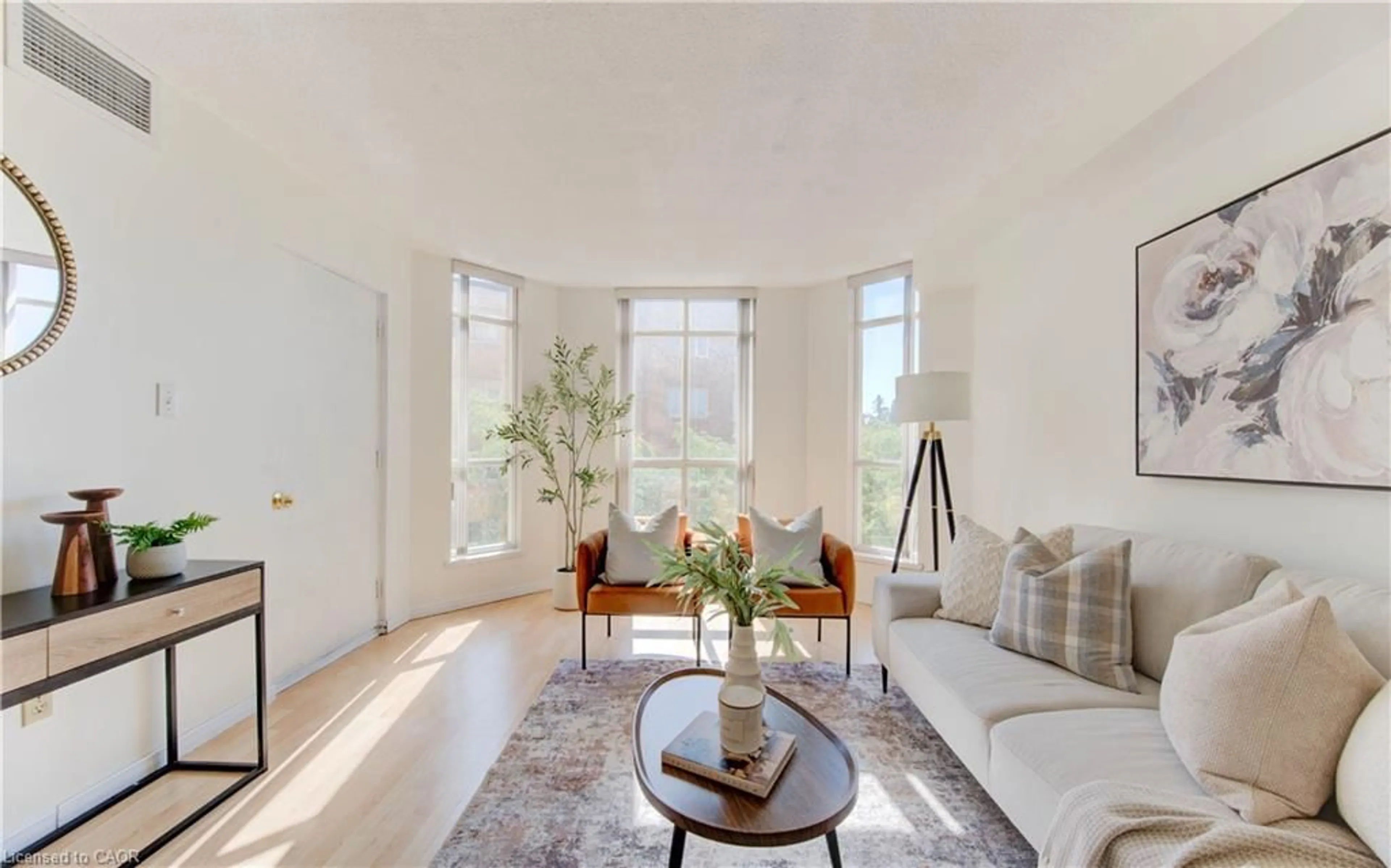 Living room with furniture, unknown for 1414 King St #405, Kitchener Ontario N2G 4T8