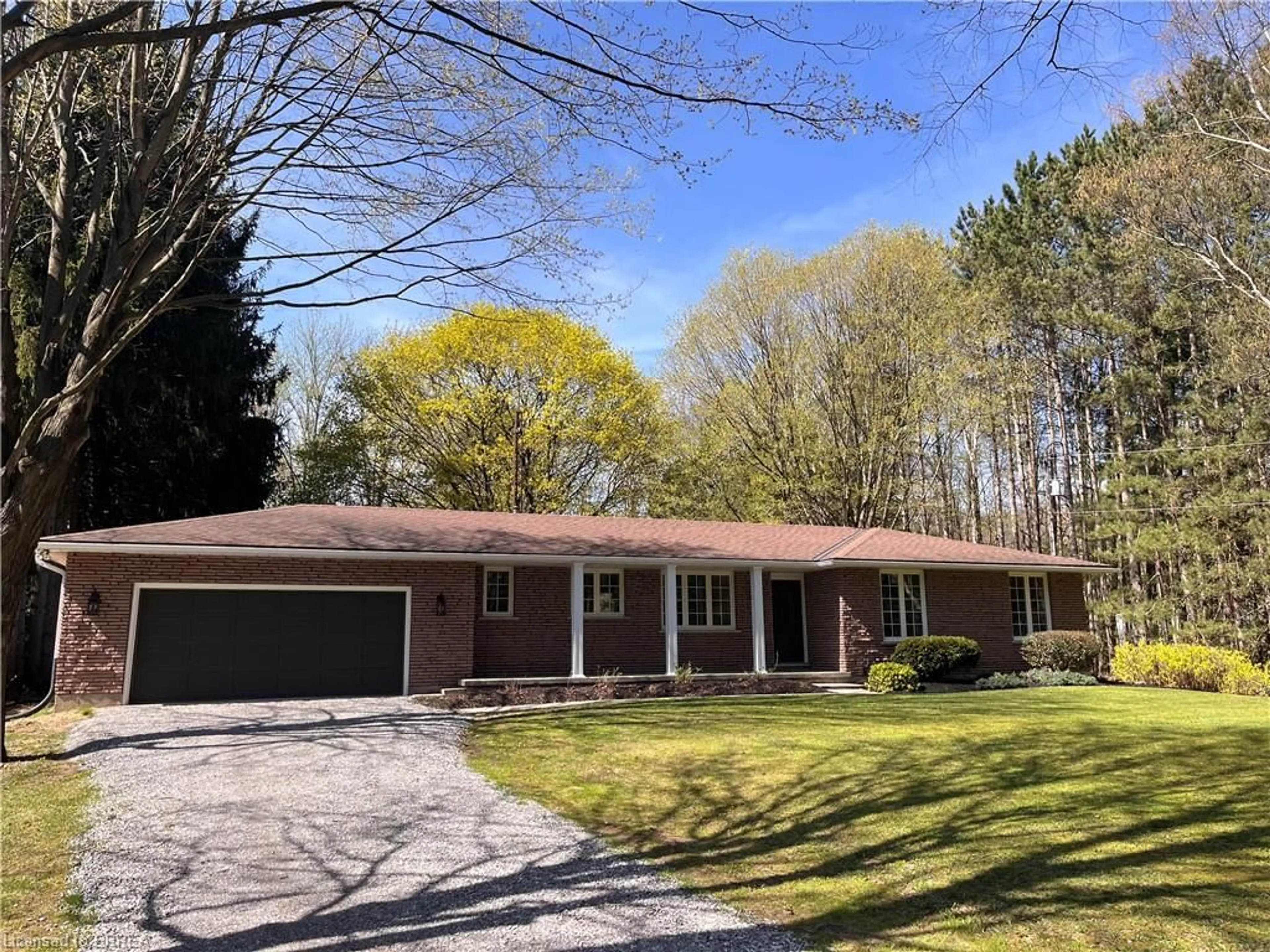 Home with brick exterior material, street for 881 Charlotteville 8 Rd, Simcoe Ontario N3Y 4K5