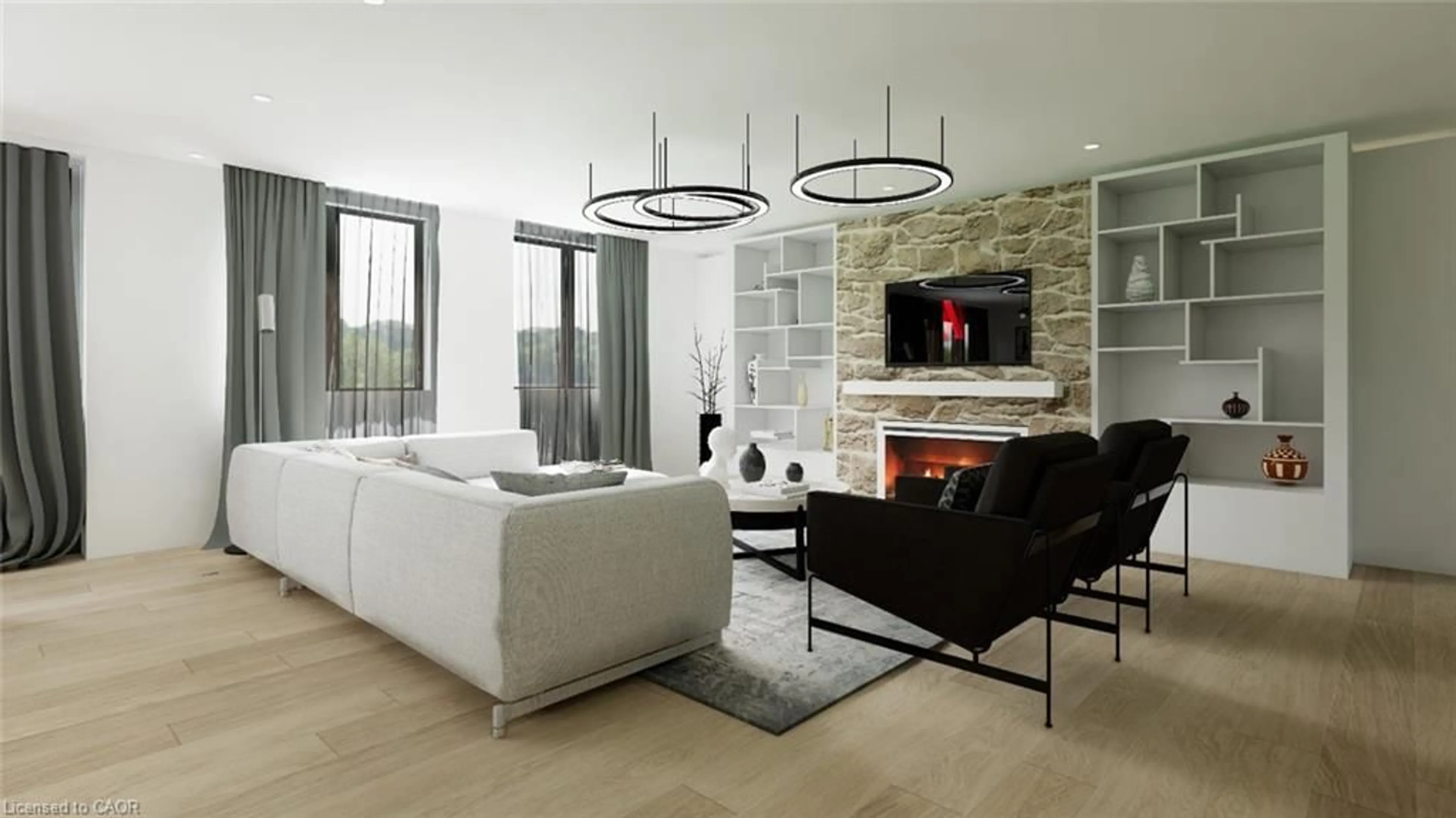 Living room with furniture, unknown for 1757 4th Concession A Rd, St. Williams Ontario N0E 1P0