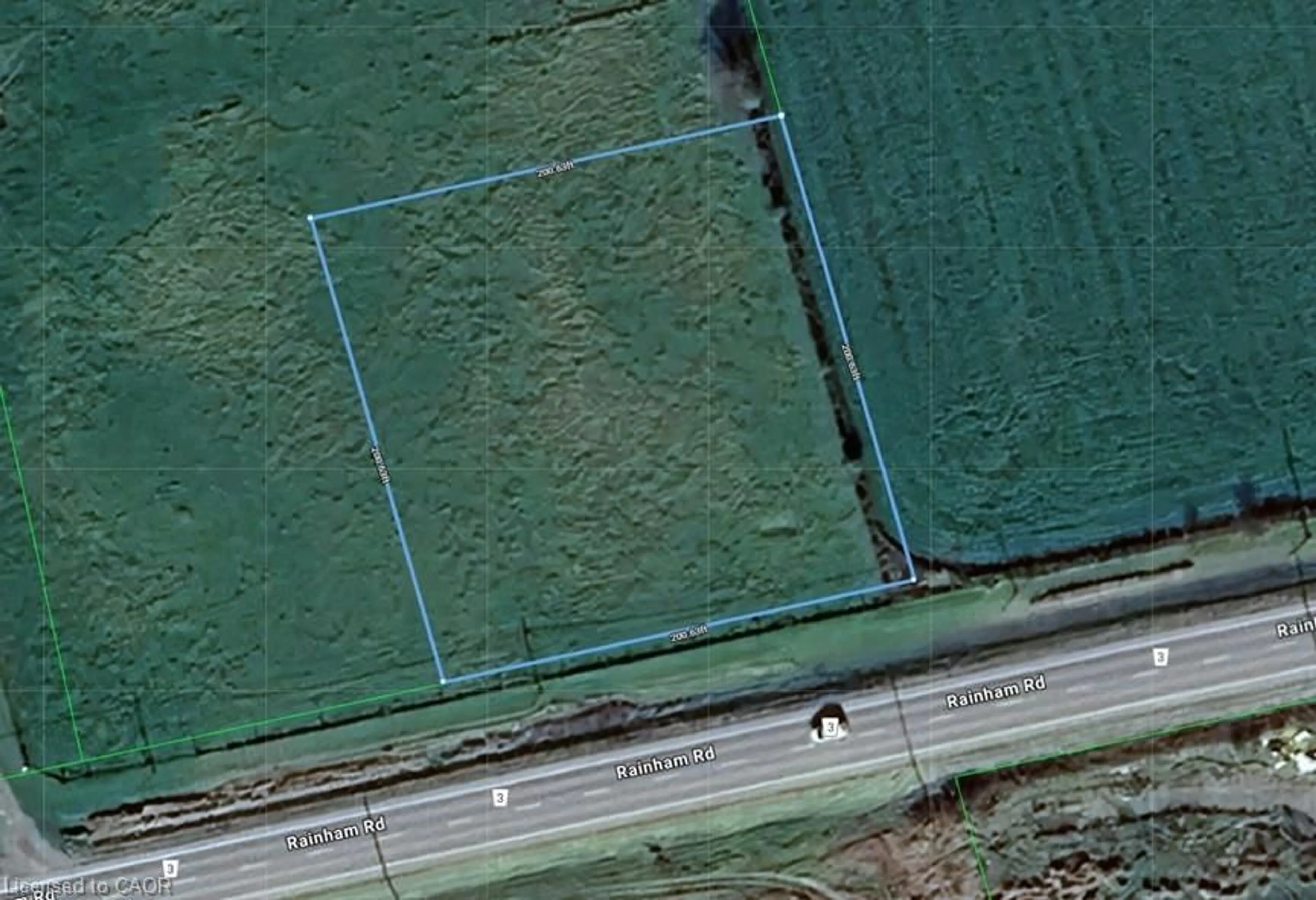 A pic from outside/outdoor area/front of a property/back of a property/a pic from drone, street for PT LT 22 Rainham Rd, Selkirk Ontario N0A 1P0