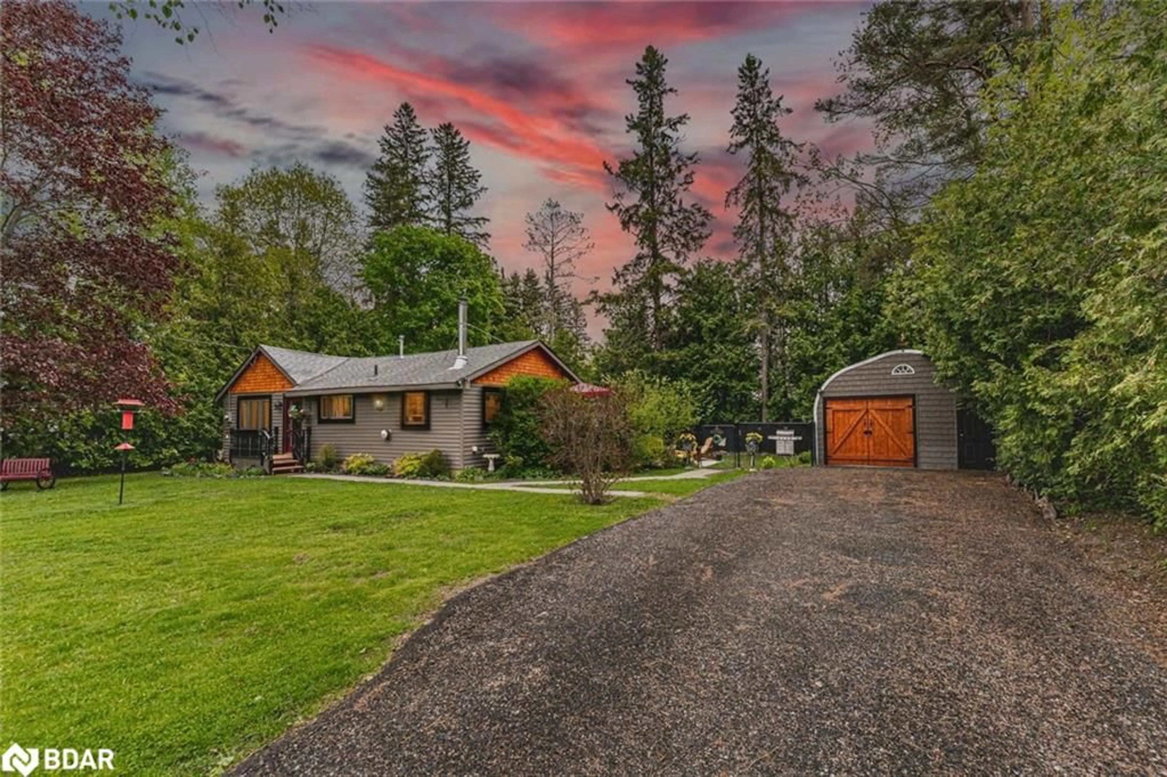 A pic from outside/outdoor area/front of a property/back of a property/a pic from drone, unknown for 759 Florence Rd, Innisfil Ontario L9S 2E2