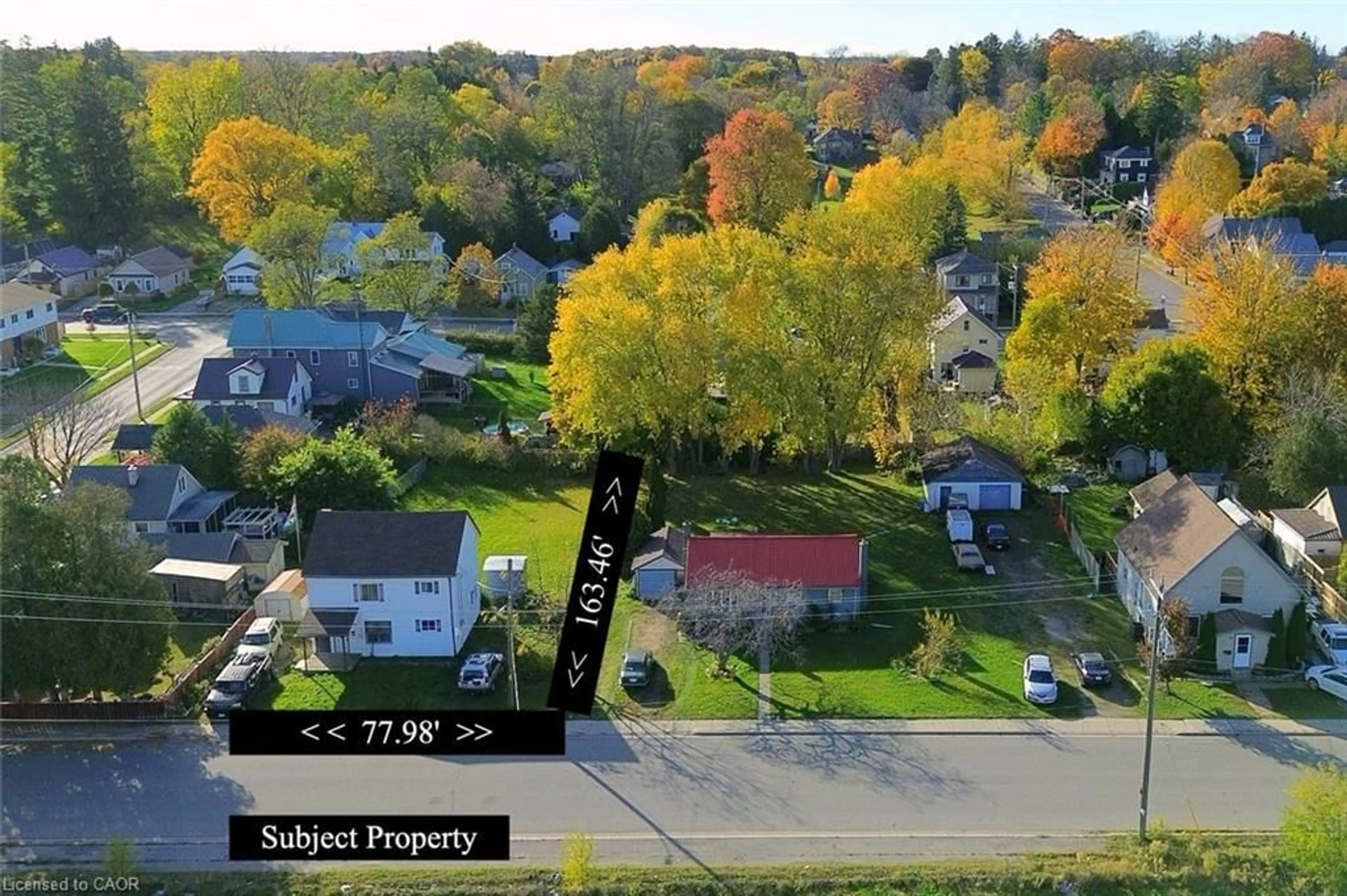 A pic from outside/outdoor area/front of a property/back of a property/a pic from drone, street for 132 Metcalfe St, Simcoe Ontario N3Y 3C1