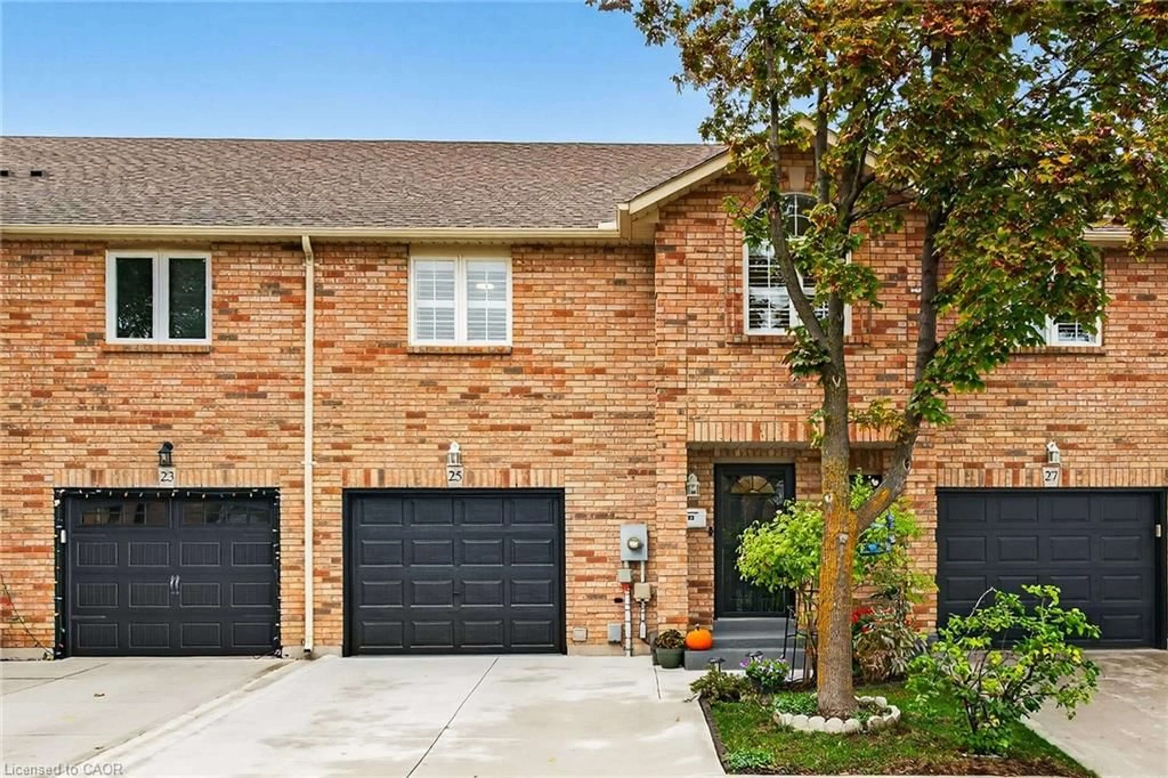 Home with brick exterior material, street for 25 Vulcan Crt, Stoney Creek Ontario L8E 5W7