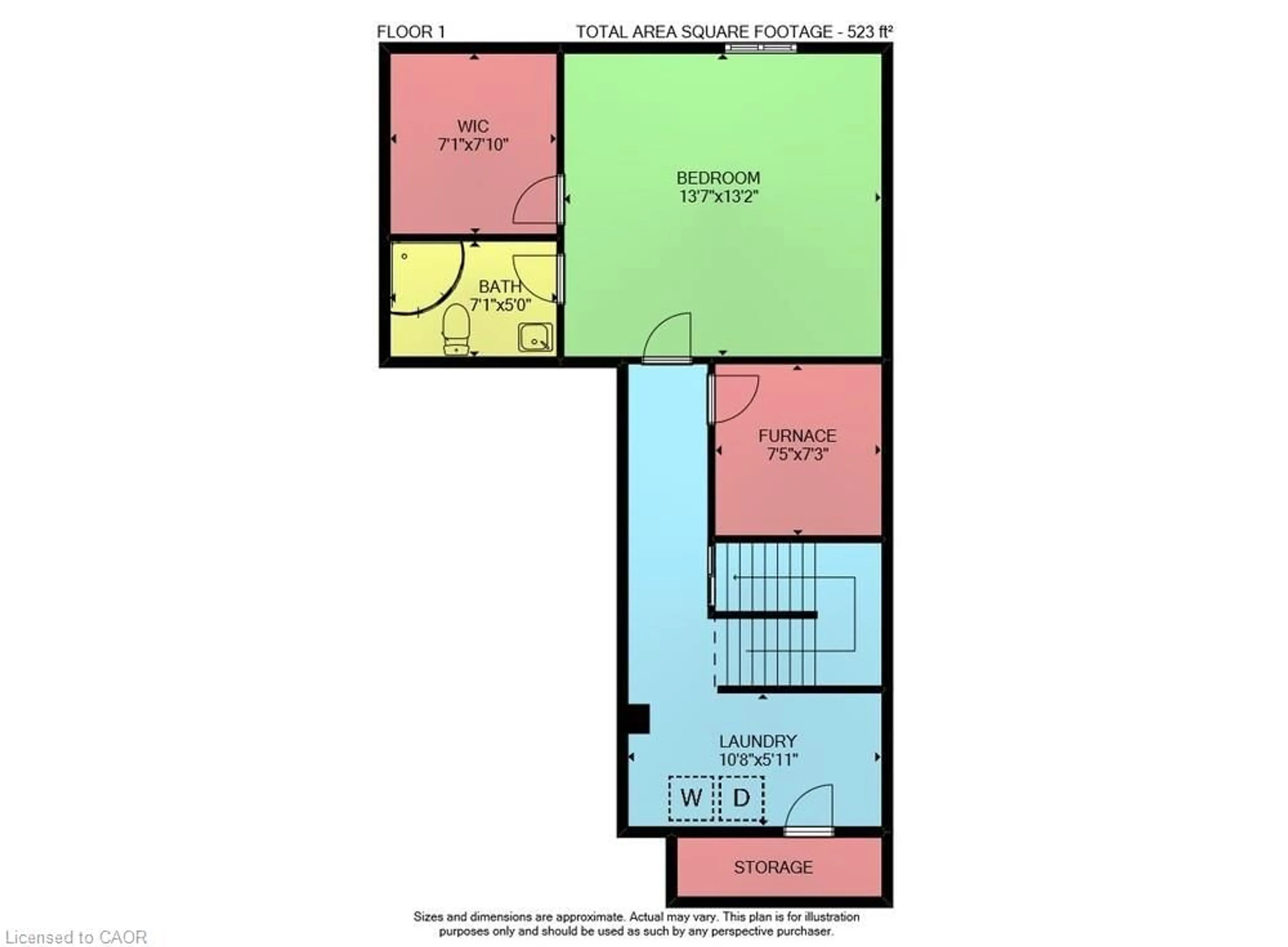 Floor plan for 25 Vulcan Crt, Stoney Creek Ontario L8E 5W7