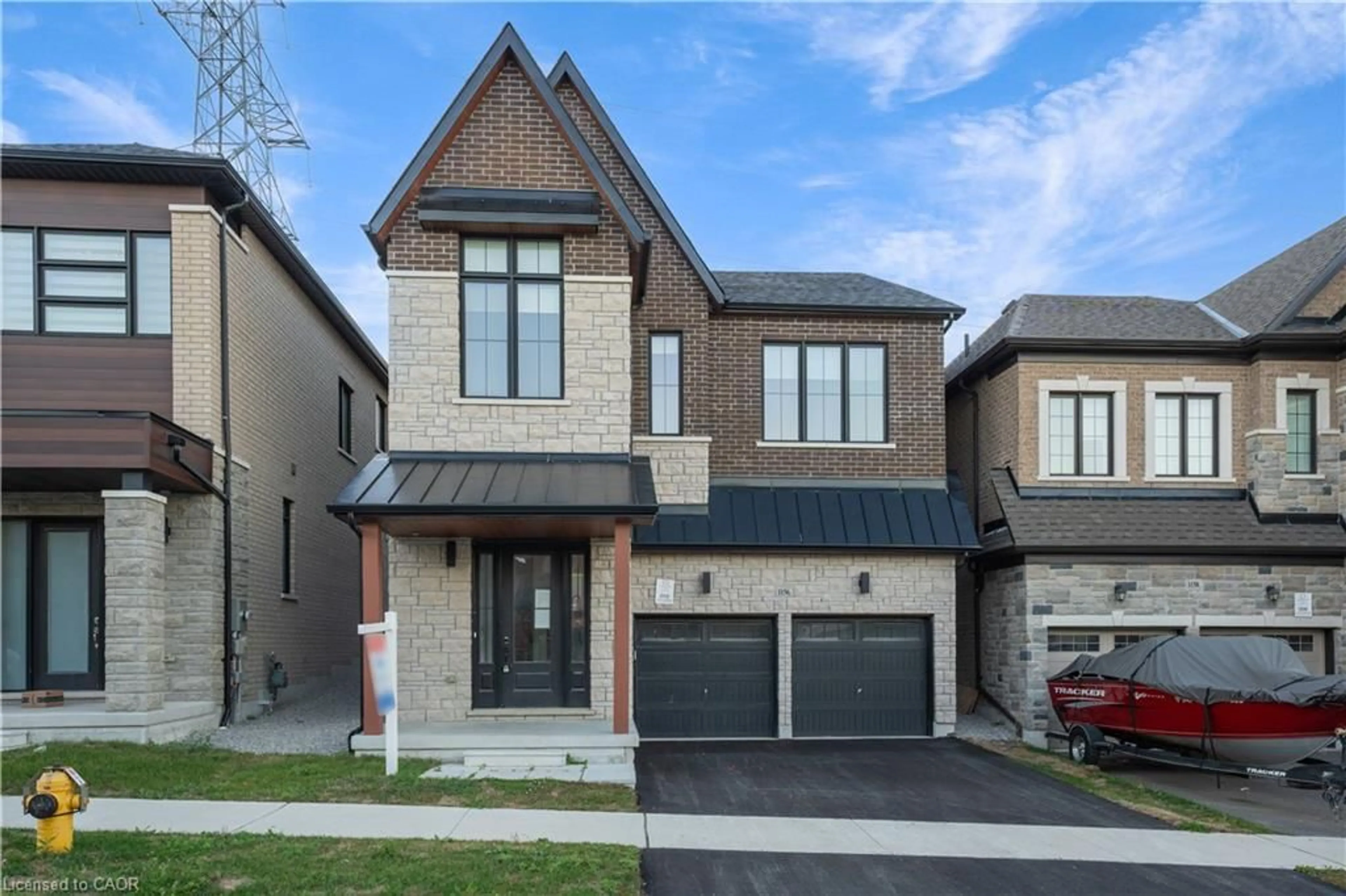 Home with brick exterior material, street for 1156 Skyridge Blvd, Pickering Ontario L1X 0M4