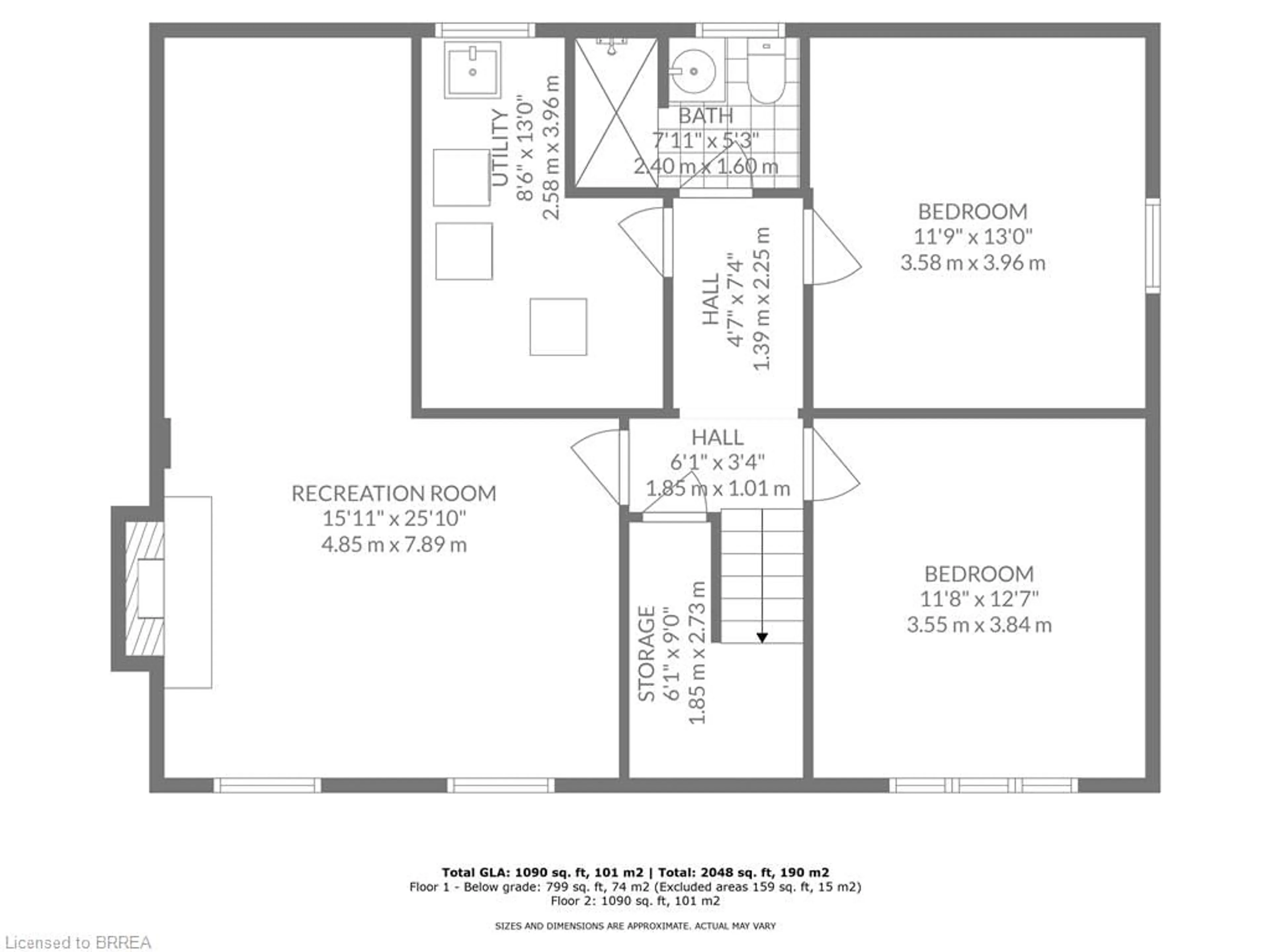 Floor plan for 14 Melbourne Cres, Brantford Ontario N3S 7G3