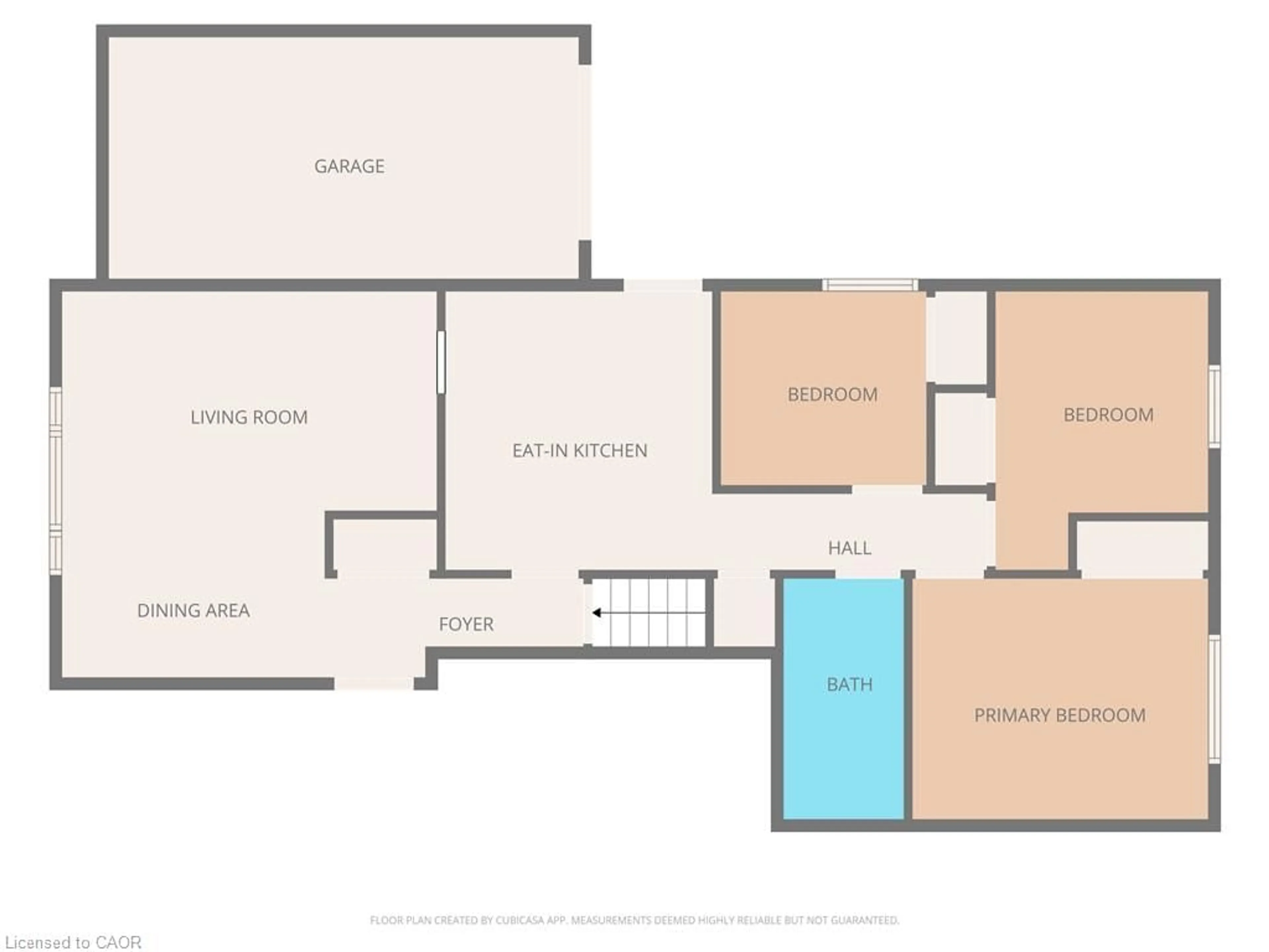 Floor plan for 169 Elm Ridge Dr #25, Kitchener Ontario N2N 1L7