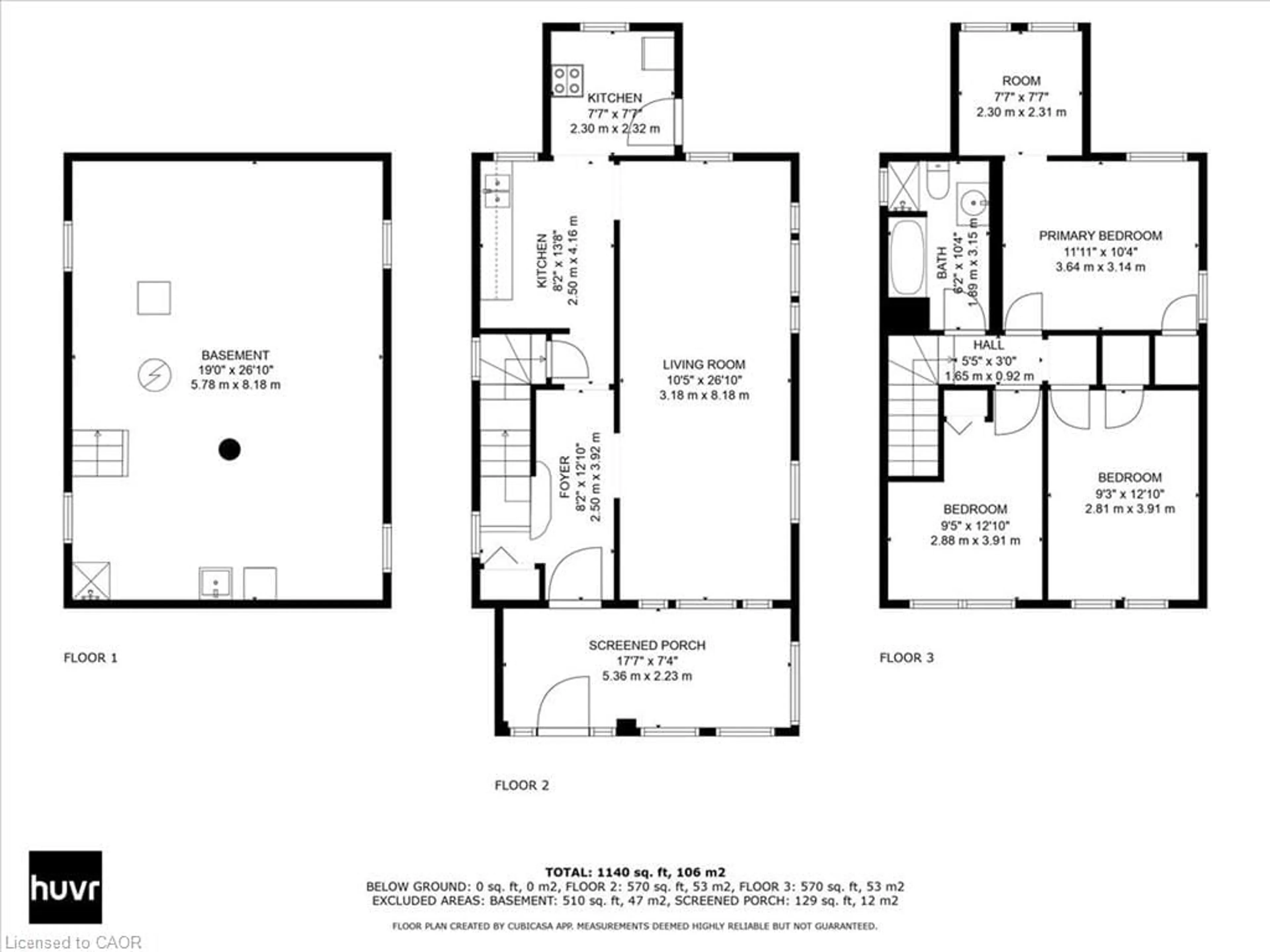 Floor plan for 4372 Seneca St, Niagara Falls Ontario L2E 1G6