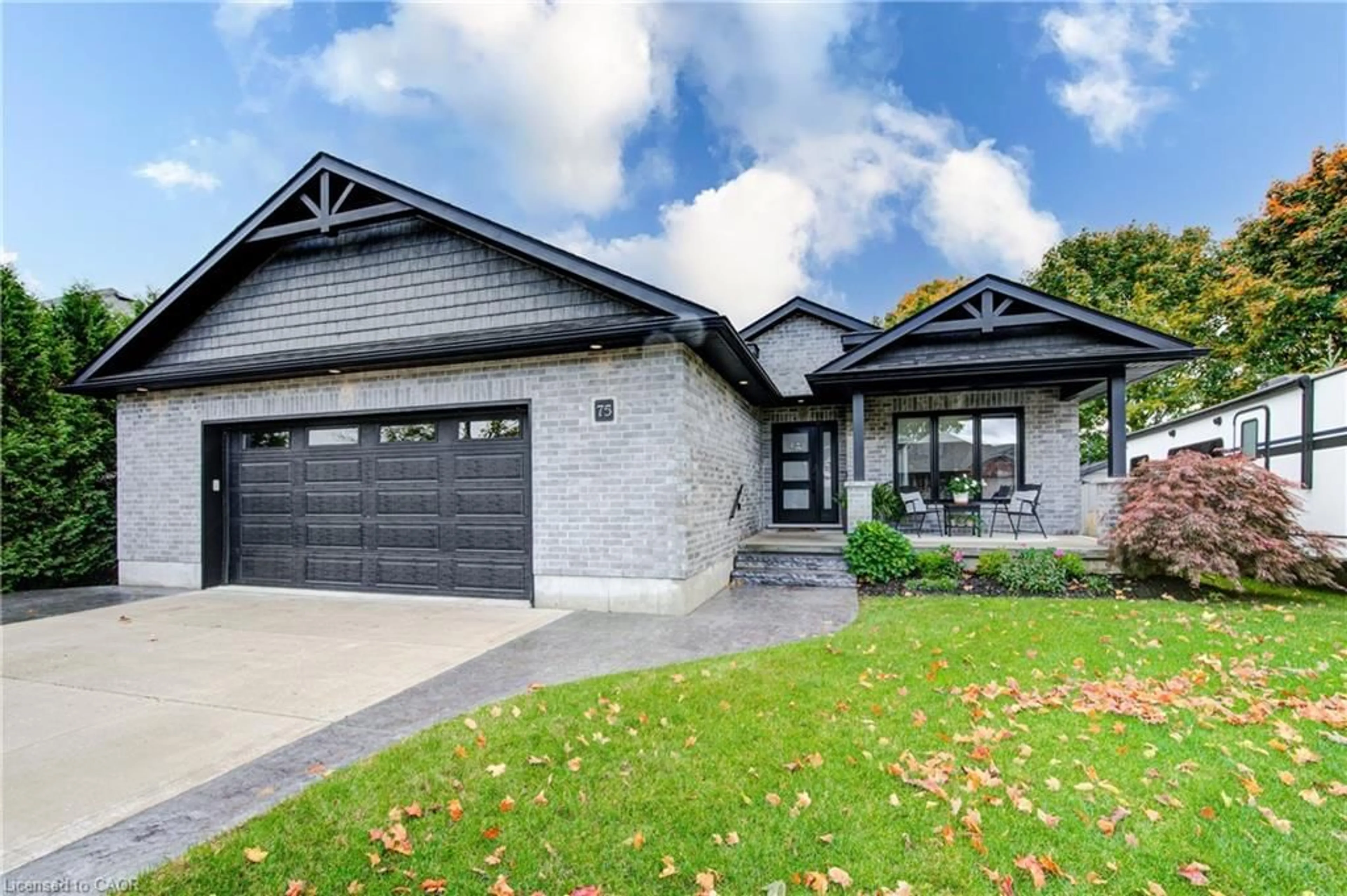 Home with brick exterior material, street for 75 Jacob St, Tavistock Ontario N0B 2R0