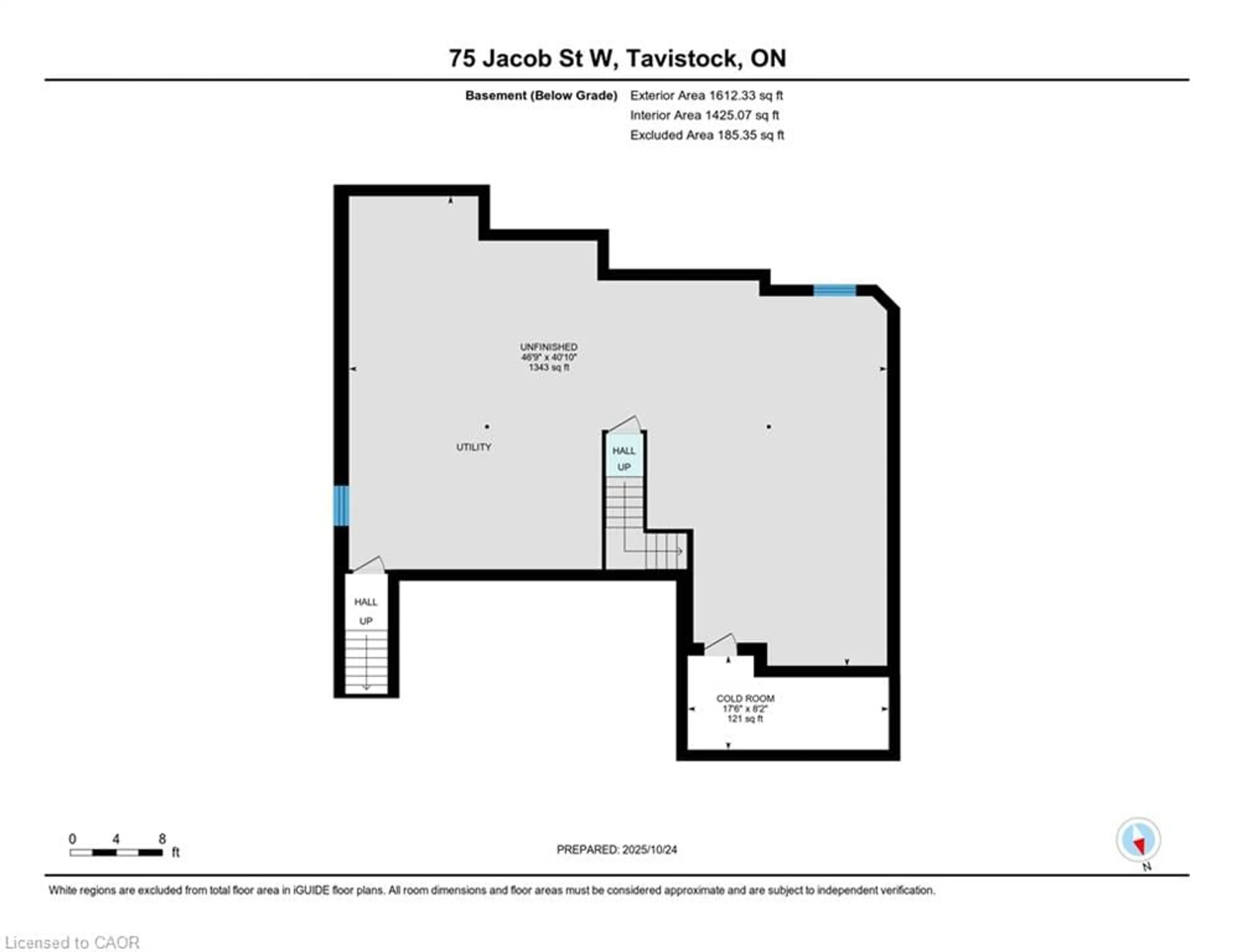 Floor plan for 75 Jacob St, Tavistock Ontario N0B 2R0