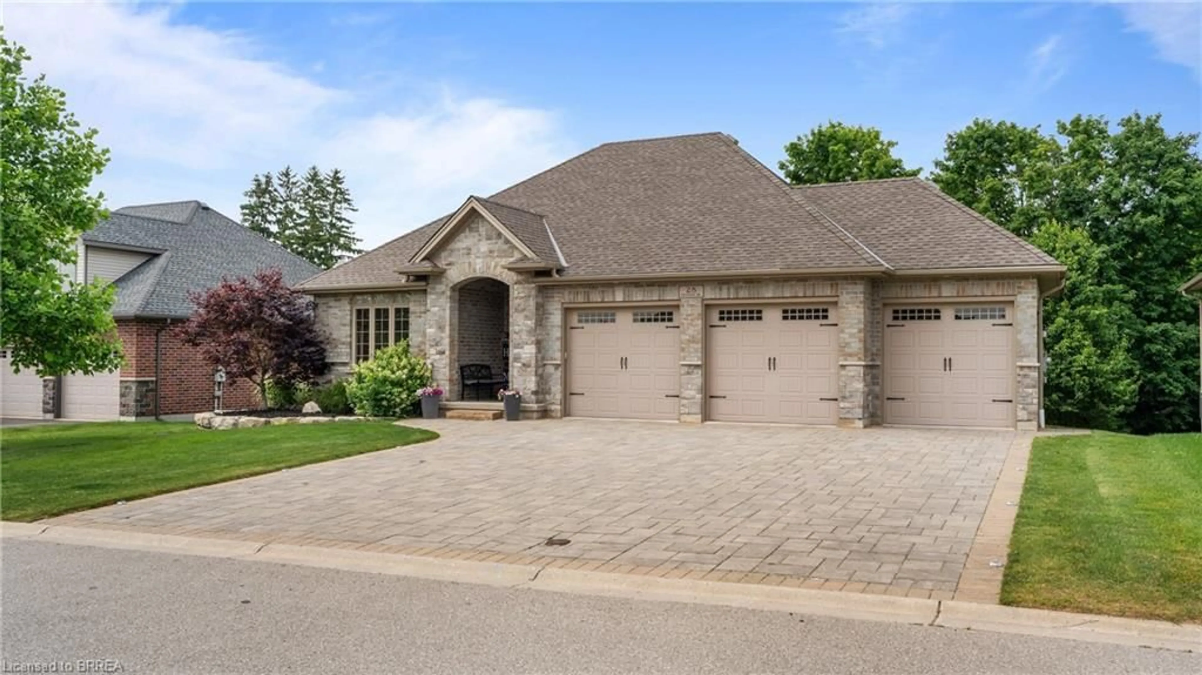 Home with brick exterior material, street for 28 Graydon Dr, Mount Elgin Ontario N0J 1N0