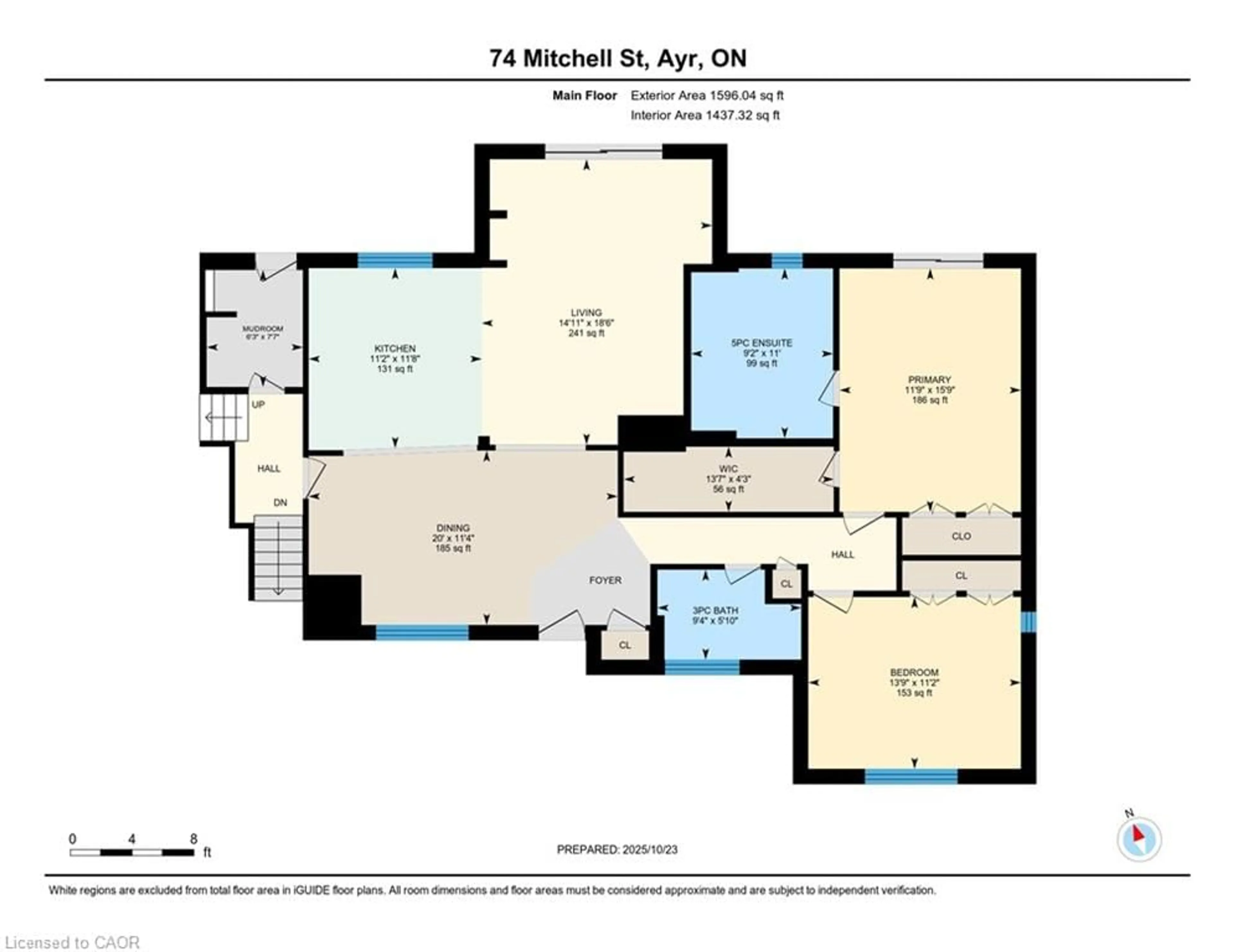 Floor plan for 74 Mitchell St, Ayr Ontario N0B 1E0