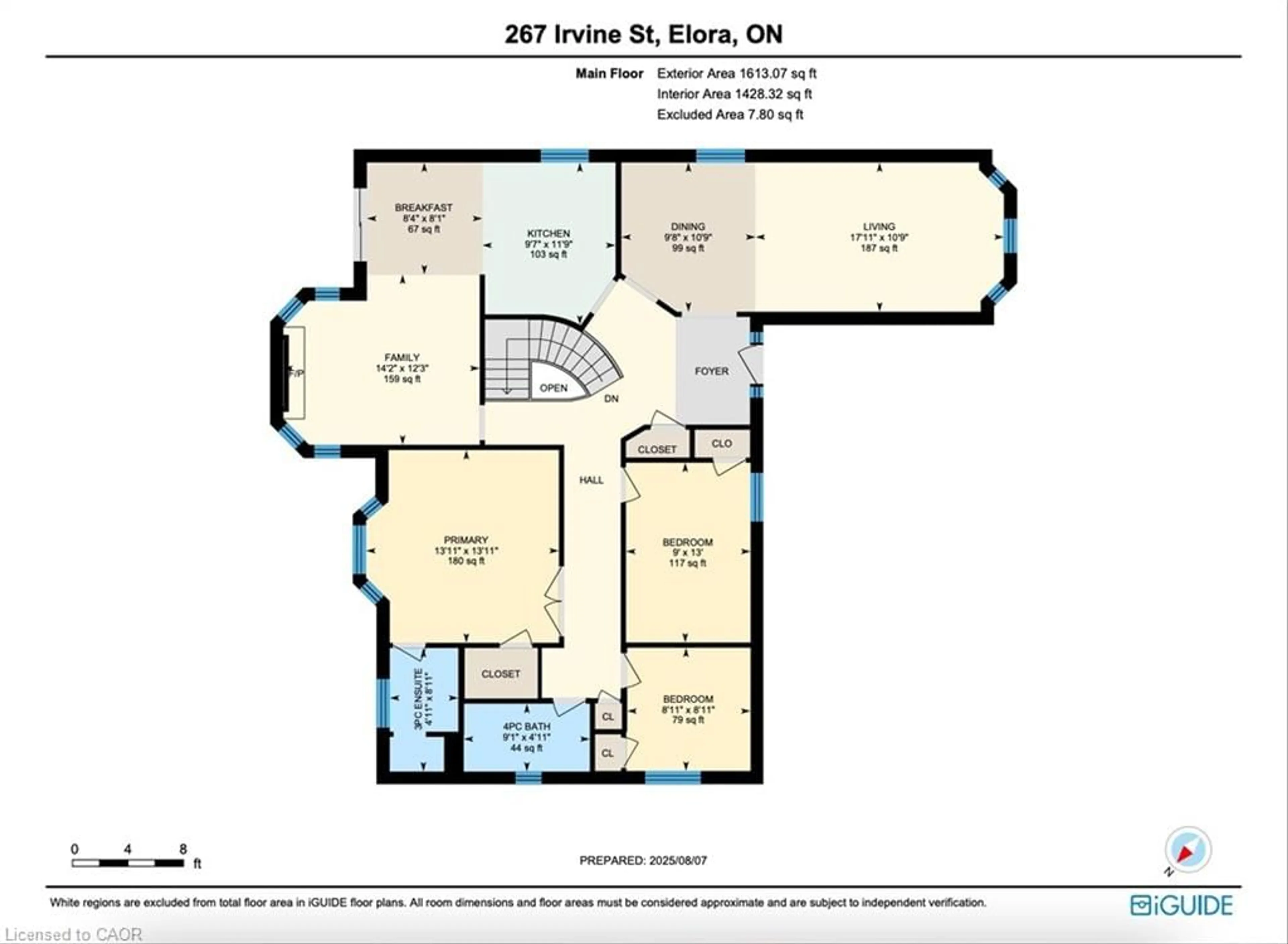 Floor plan for 267 Irvine St, Elora Ontario N0B 1S0