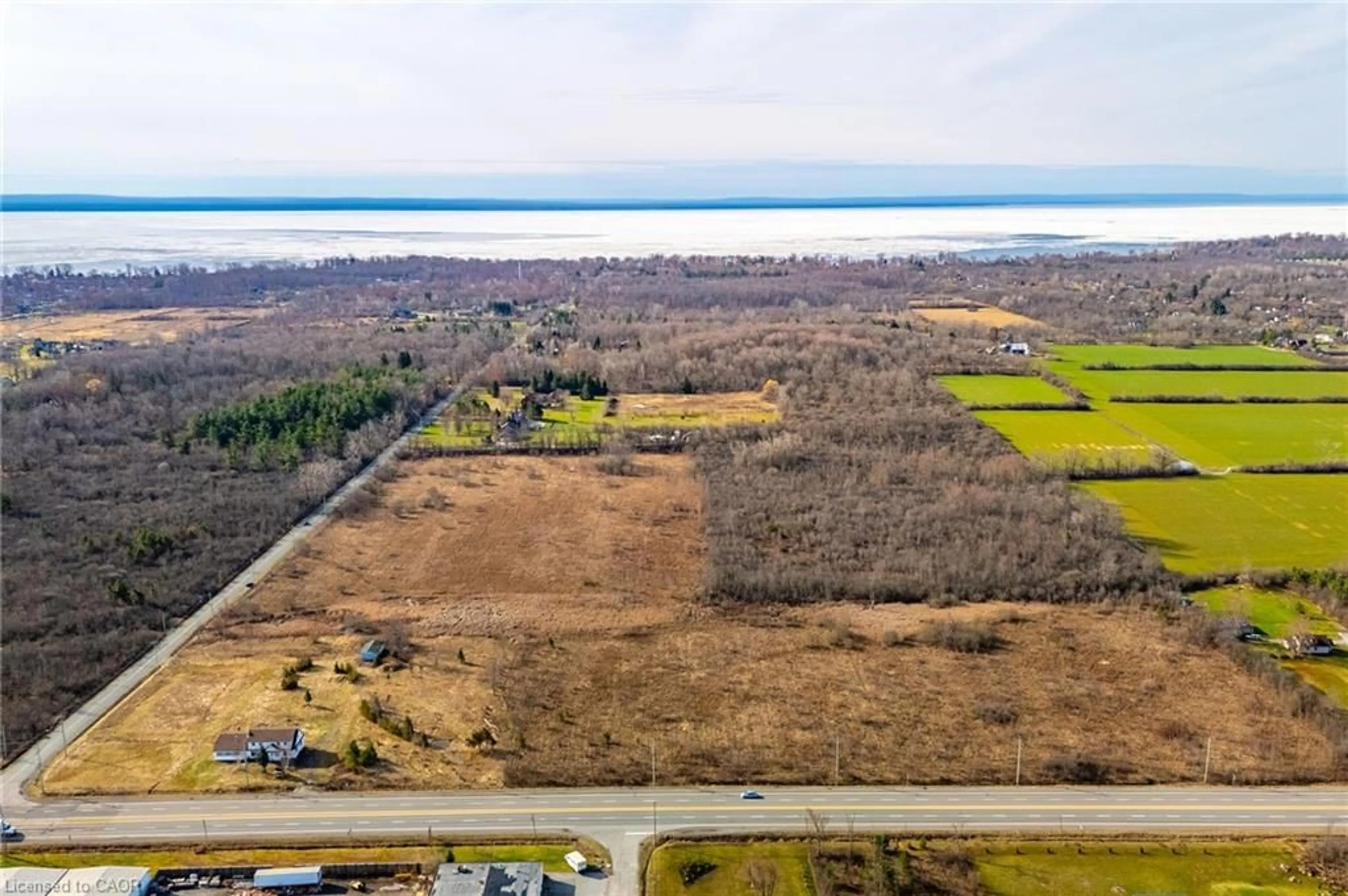 A pic from outside/outdoor area/front of a property/back of a property/a pic from drone, water/lake/river/ocean view for N/A Garrison Rd, Fort Erie Ontario L2A 5M4