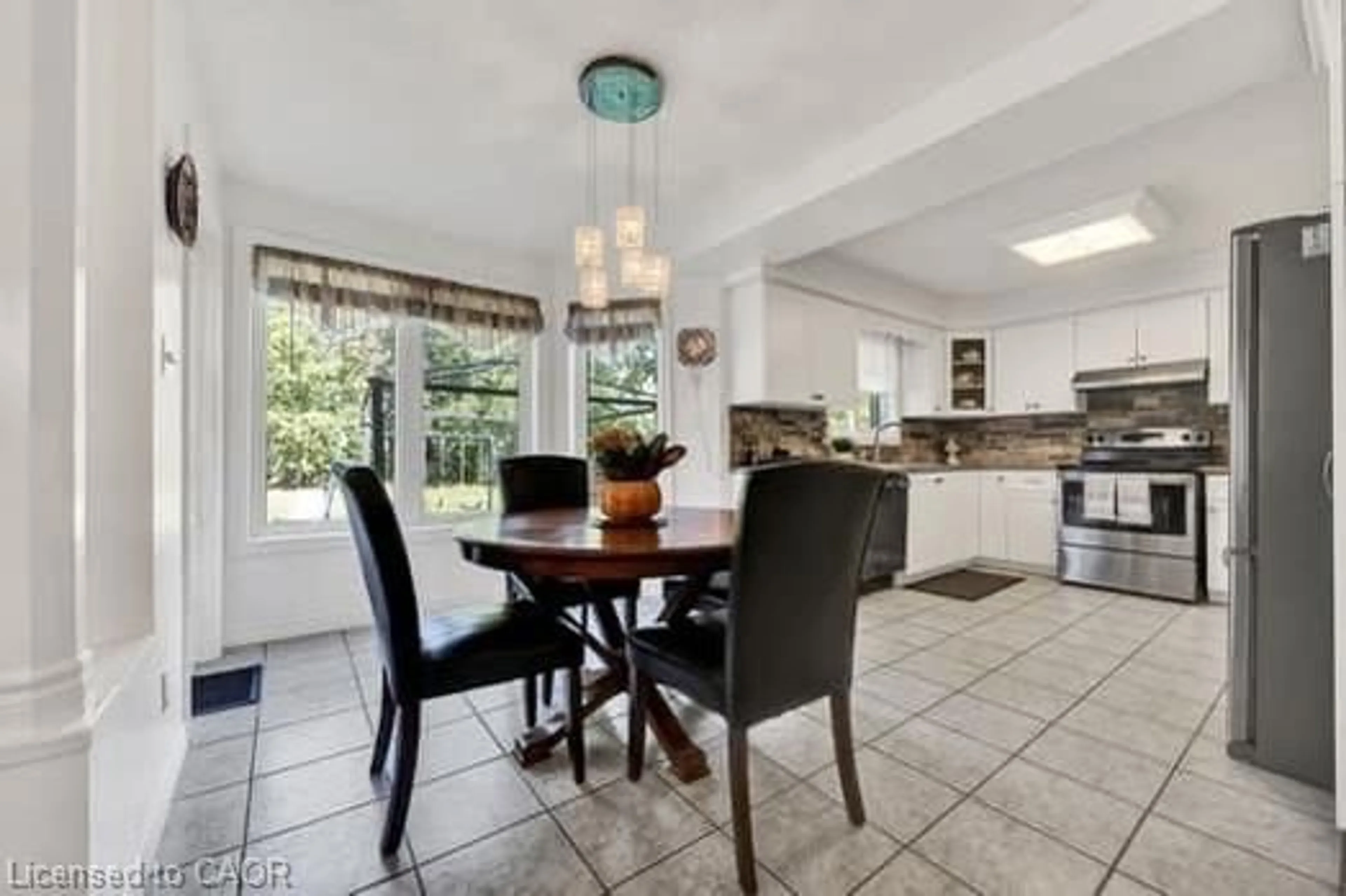 Open concept kitchen, ceramic/tile floor for 14 Keller Cres, Kitchener Ontario N2N 3M7