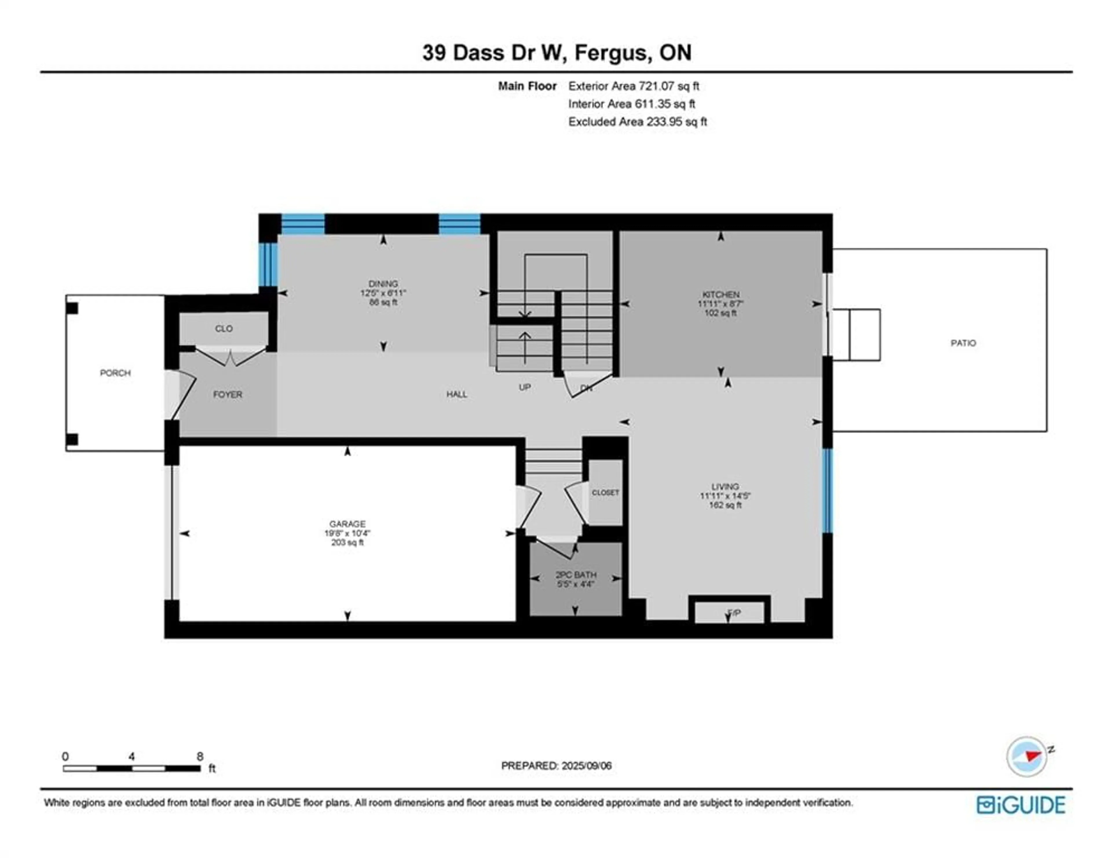 Floor plan for 39 Dass Dr, Fergus Ontario N1M 0H9