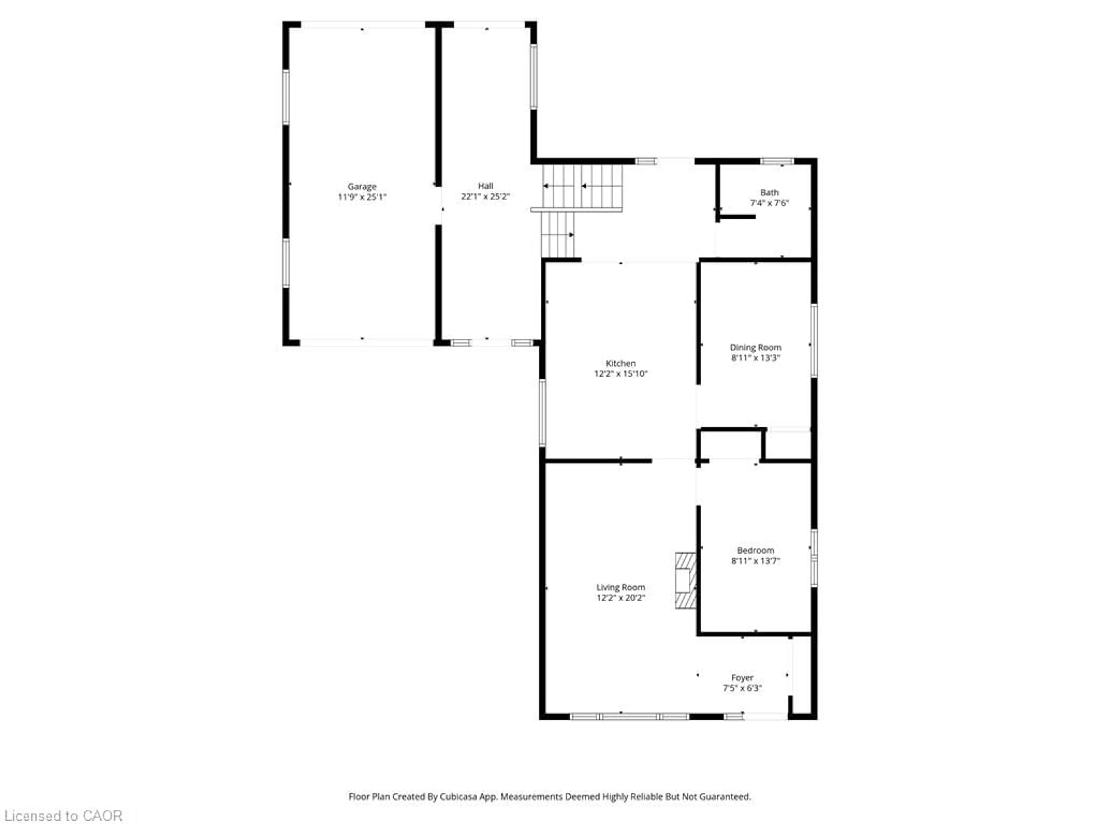 Floor plan for 168 Rykert St, St. Catharines Ontario L2S 2B7