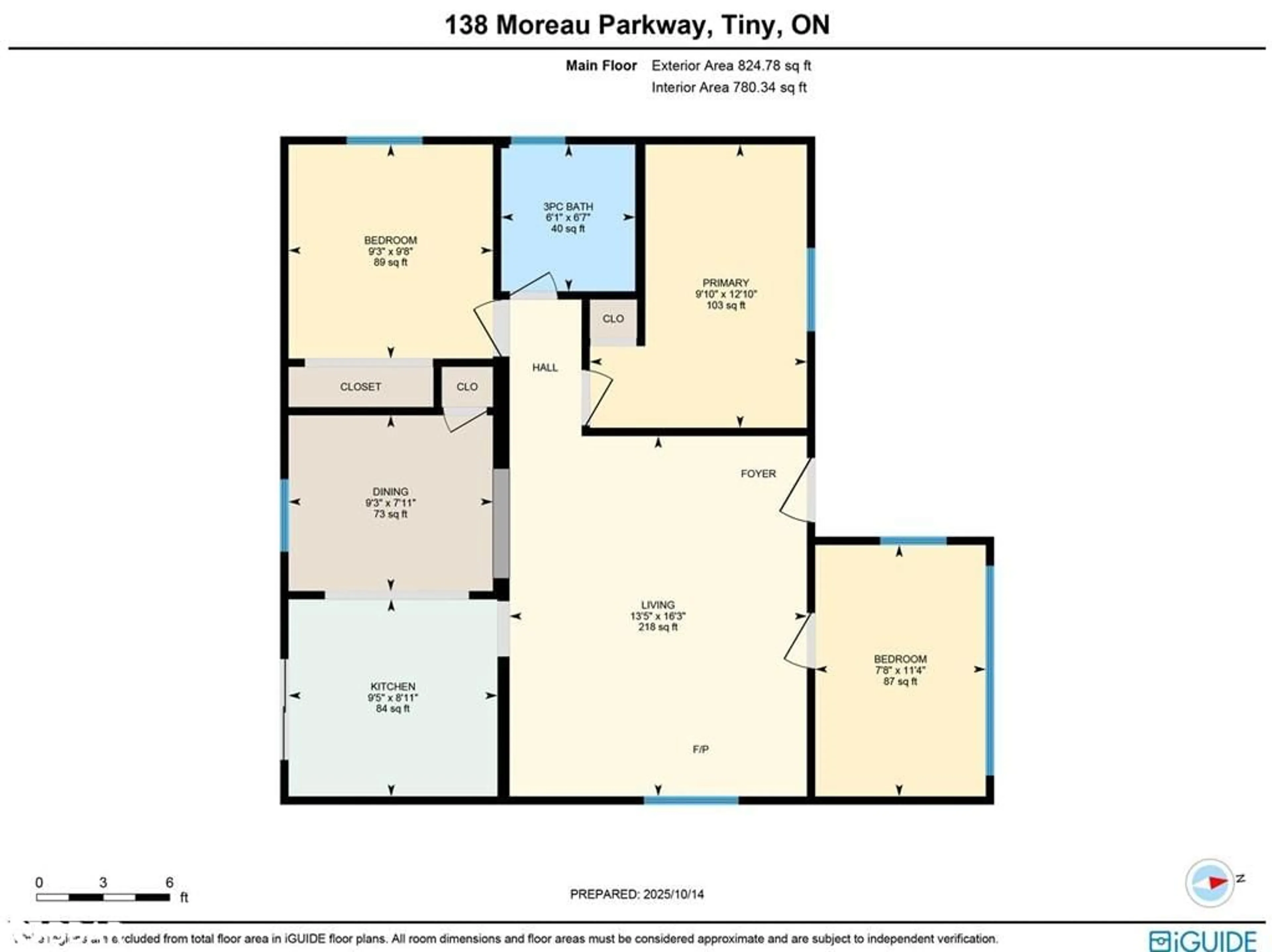 Floor plan for 138 Moreau Pky, Tiny Ontario L9M 0H3