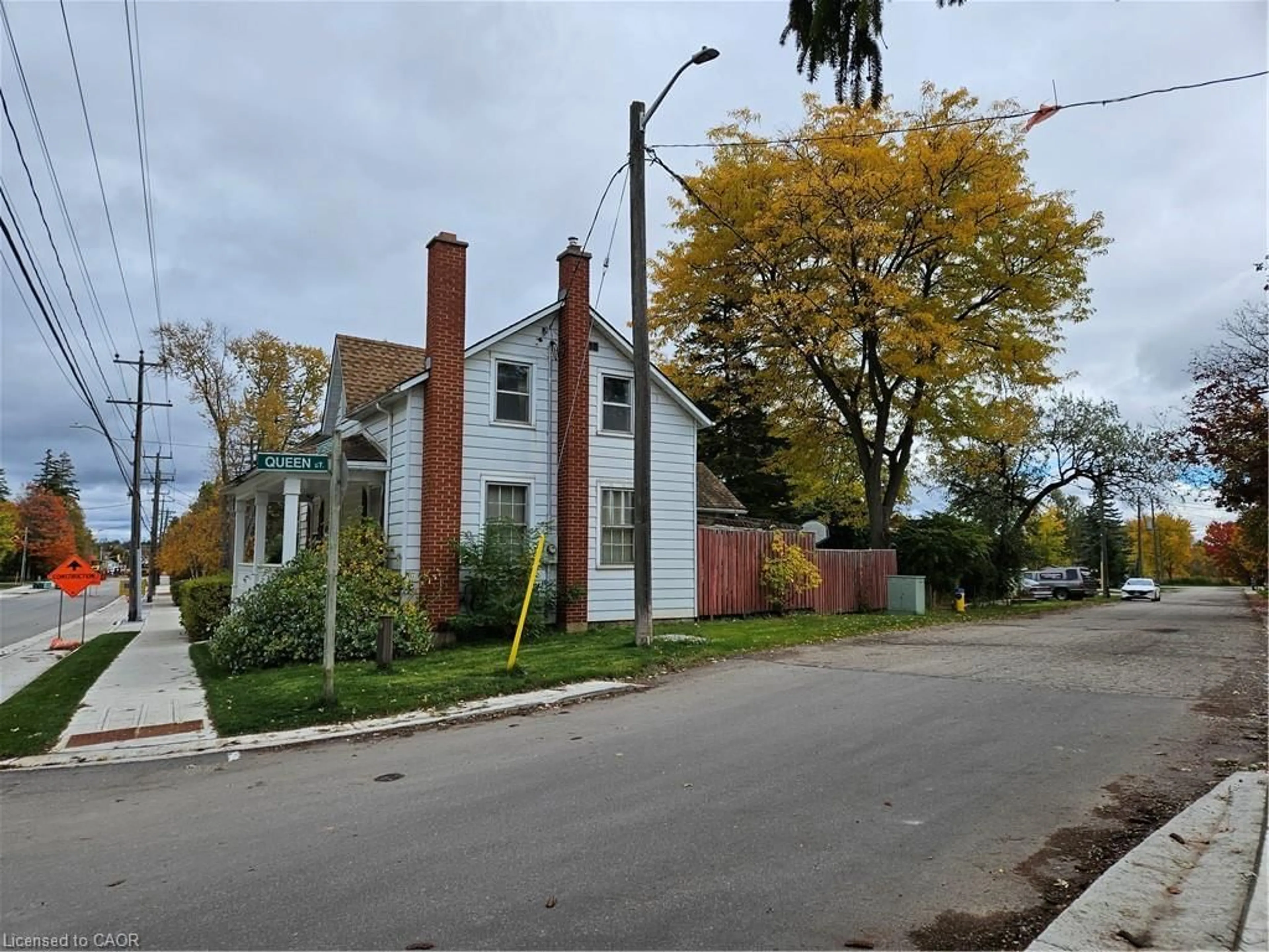 A pic from outside/outdoor area/front of a property/back of a property/a pic from drone, street for 111 Snyder's Rd, Baden Ontario N3A 2M2
