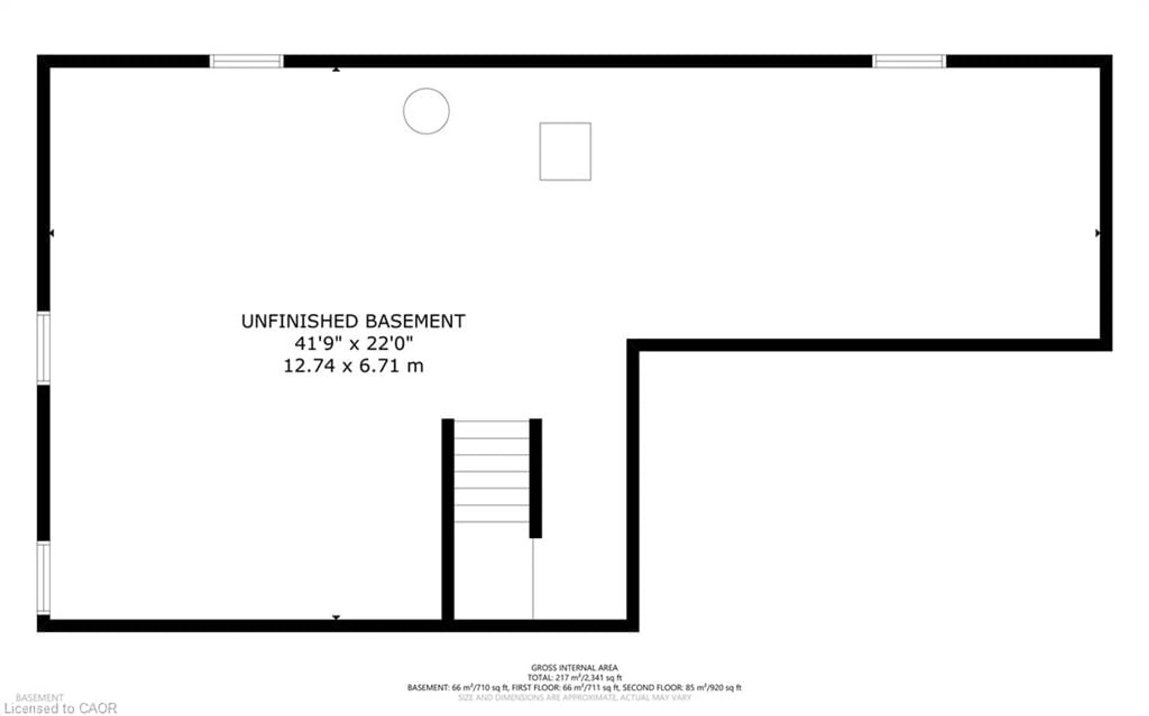 Floor plan for 36 Munro Cir, Brantford Ontario N3T 0R3