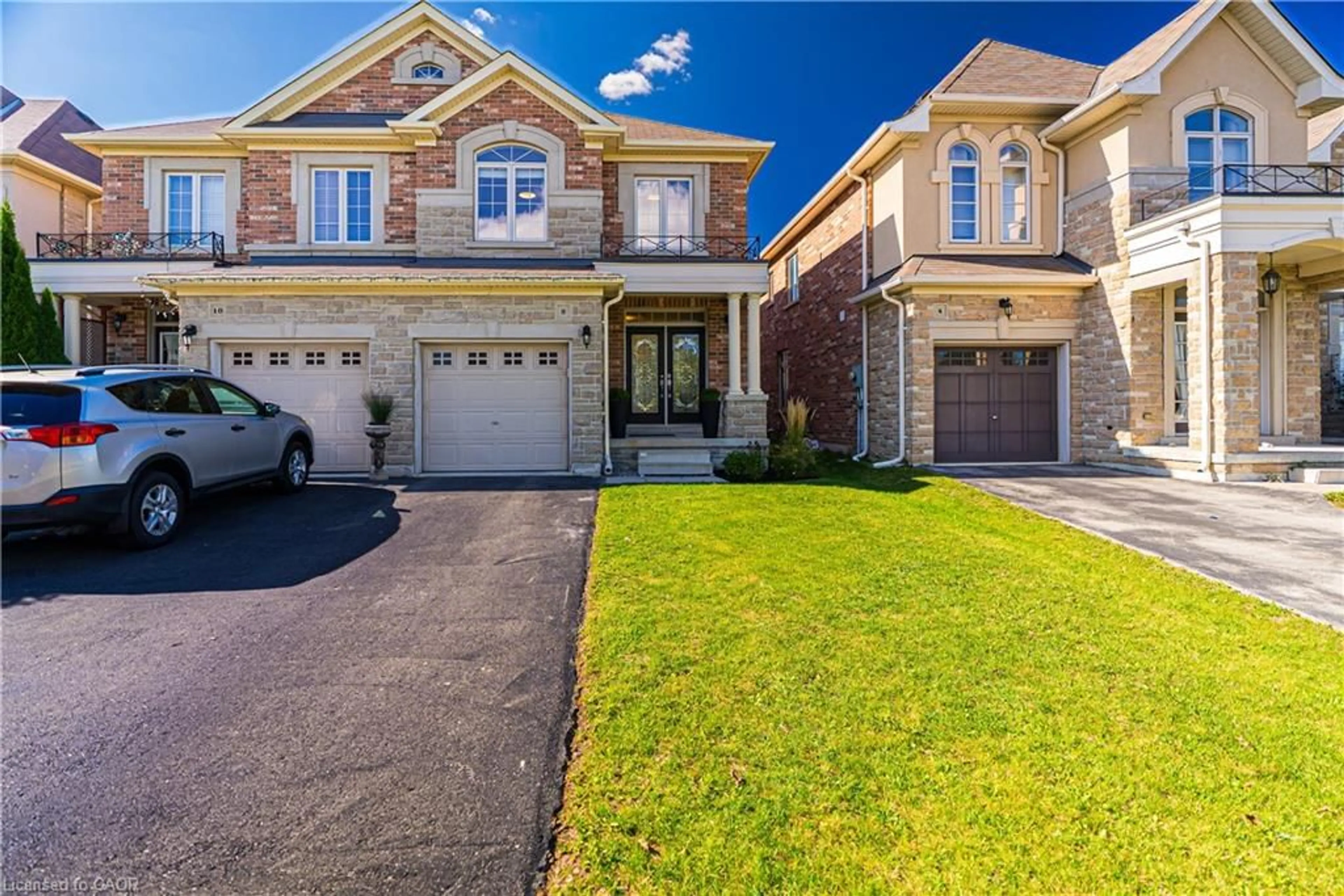Home with brick exterior material, street for 8 Summerberry Way, Hamilton Ontario L9B 0G2