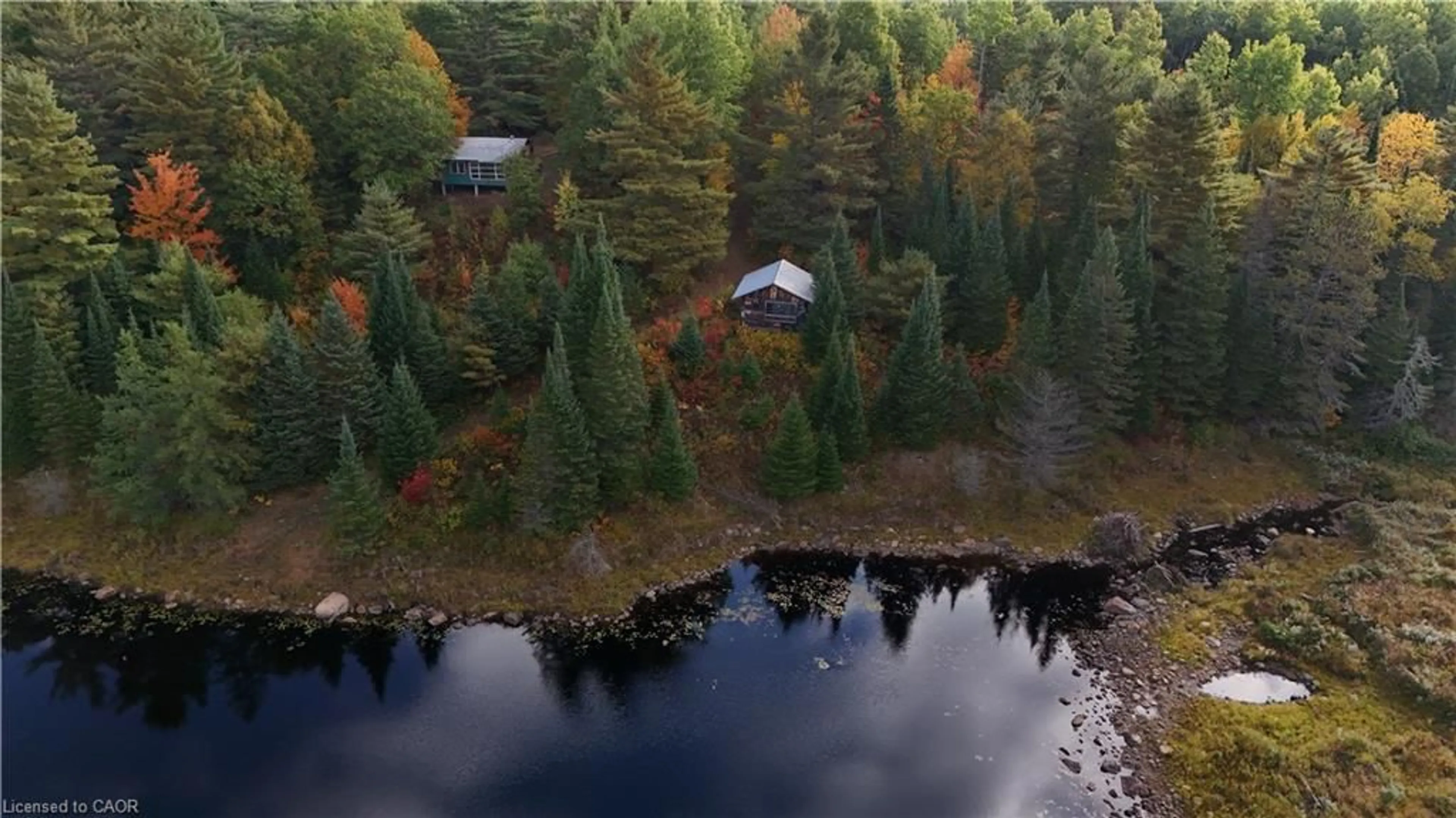 A pic from outside/outdoor area/front of a property/back of a property/a pic from drone, water/lake/river/ocean view for 675 Dore Bay Road Rd, Renfrew Ontario K8A 6W5