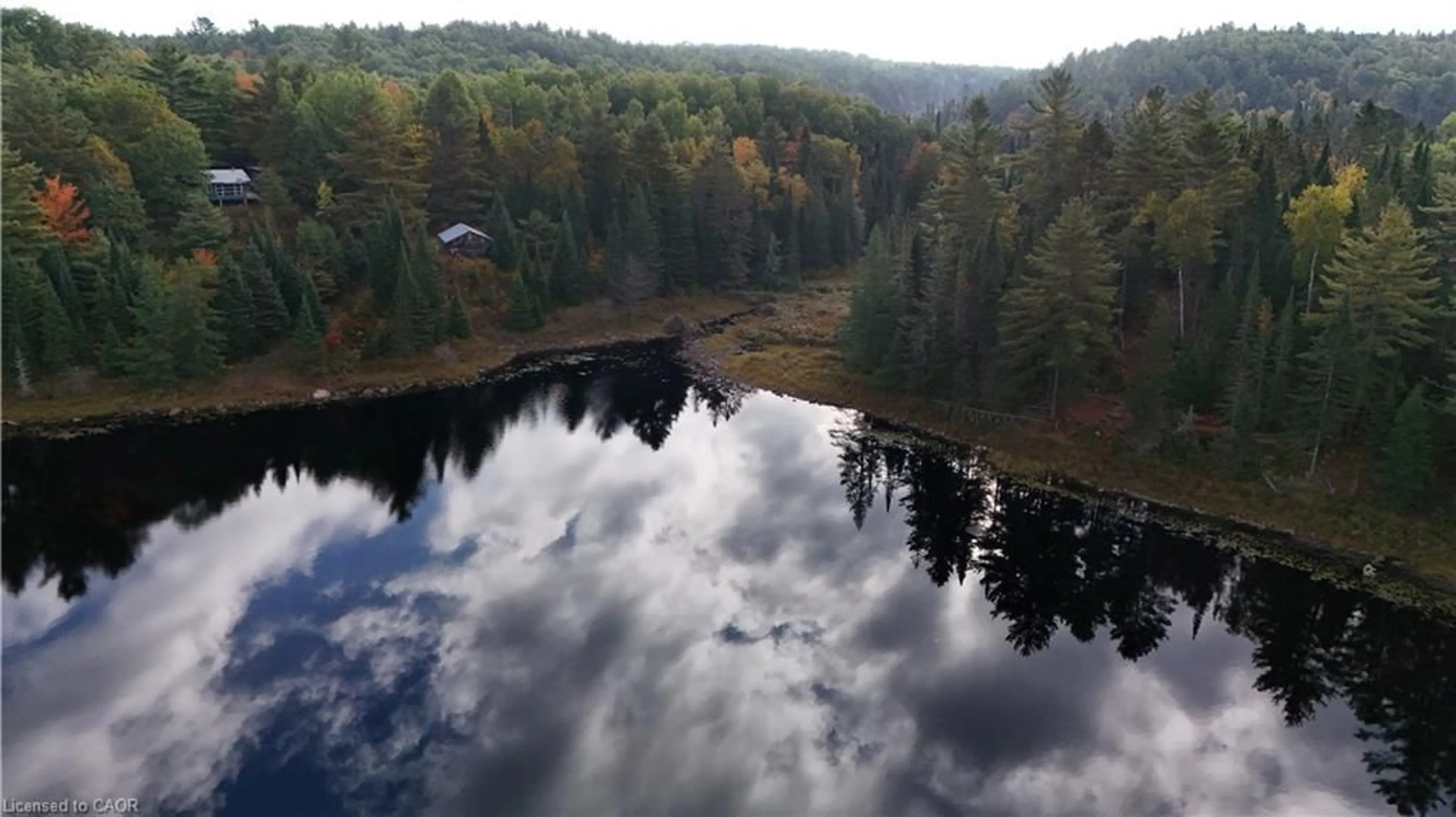 A pic from outside/outdoor area/front of a property/back of a property/a pic from drone, water/lake/river/ocean view for 675 Dore Bay Road Rd, Renfrew Ontario K8A 6W5