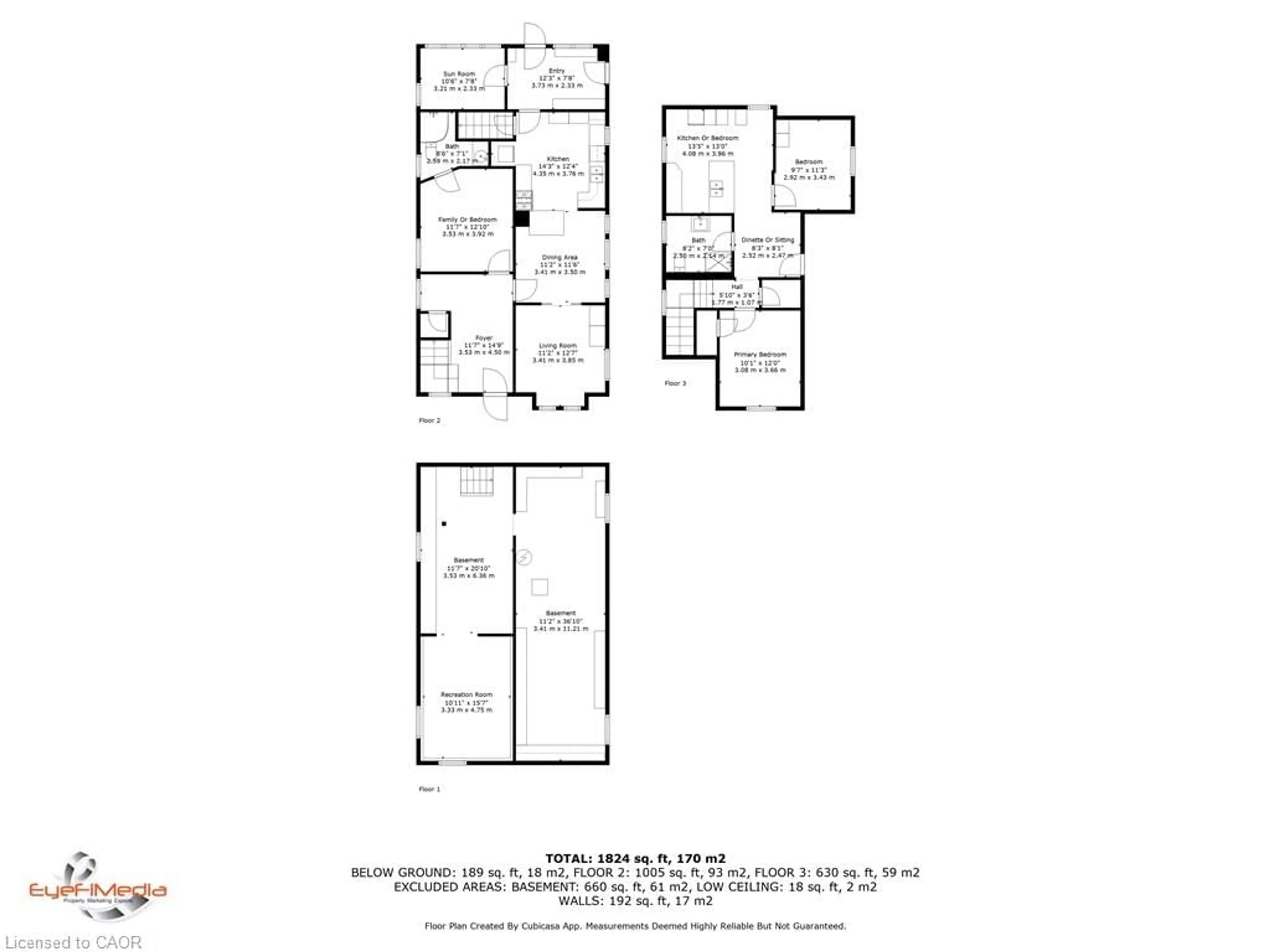 Floor plan for 141 King St, Burford Ontario N0E 1A0