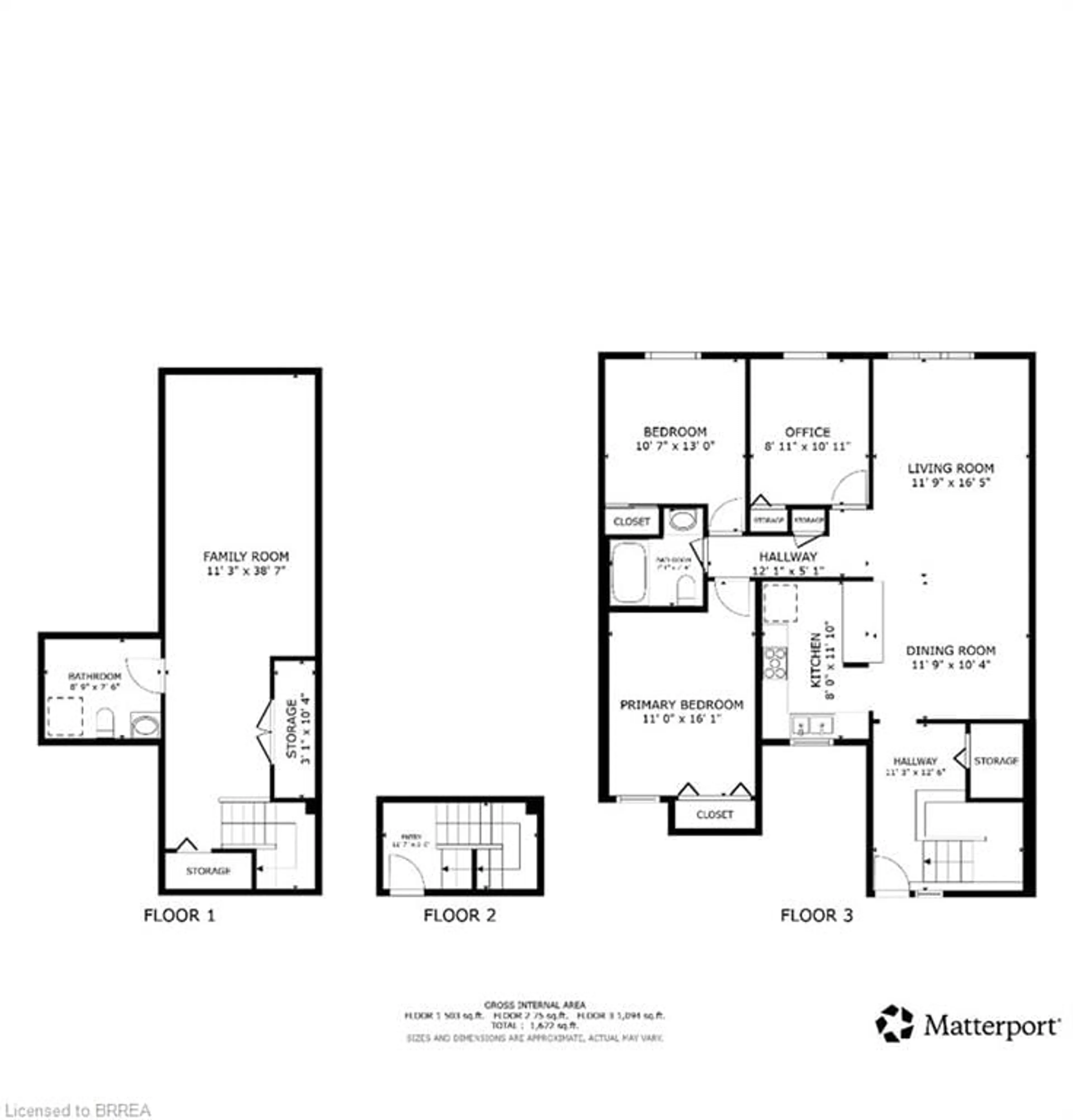 Floor plan for 65 Glamis St #17, Cambridge Ontario N1R 6W4