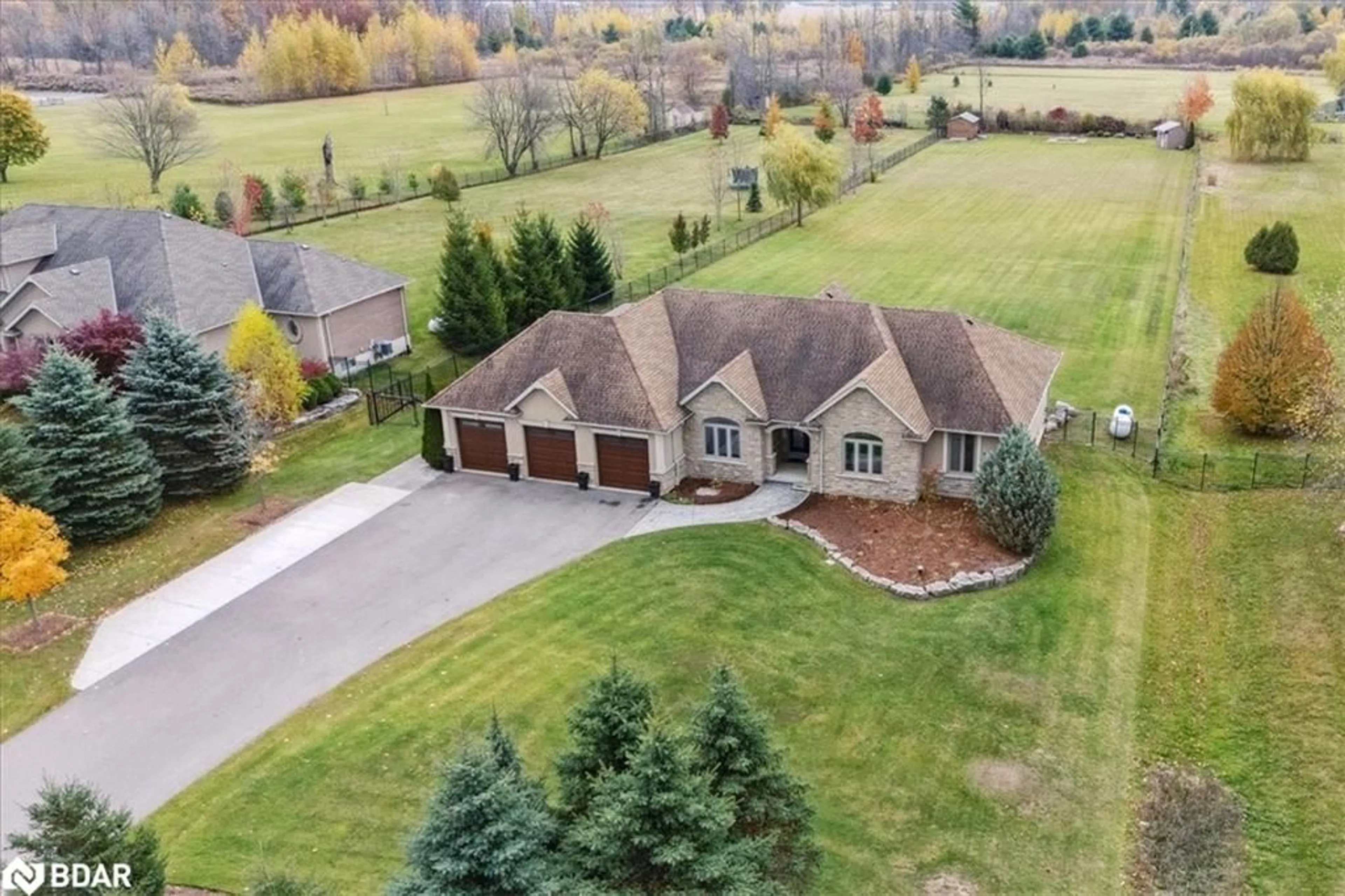 A pic from outside/outdoor area/front of a property/back of a property/a pic from drone, unknown for 1330 Concession 6 Rd, Flamborough Ontario L8B 1N1