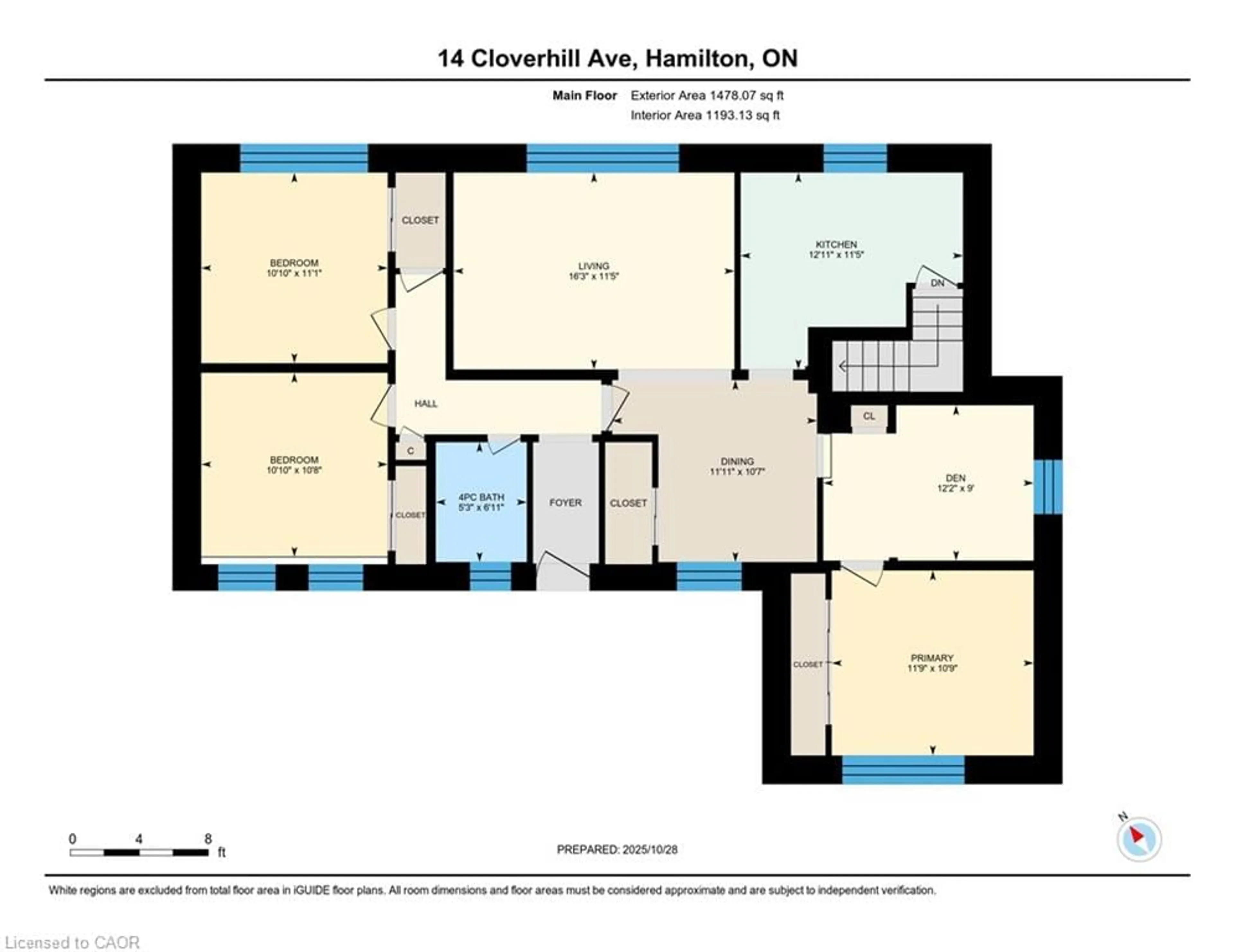 Floor plan for 14 Cloverhill Ave, Dundas Ontario L9H 2P2