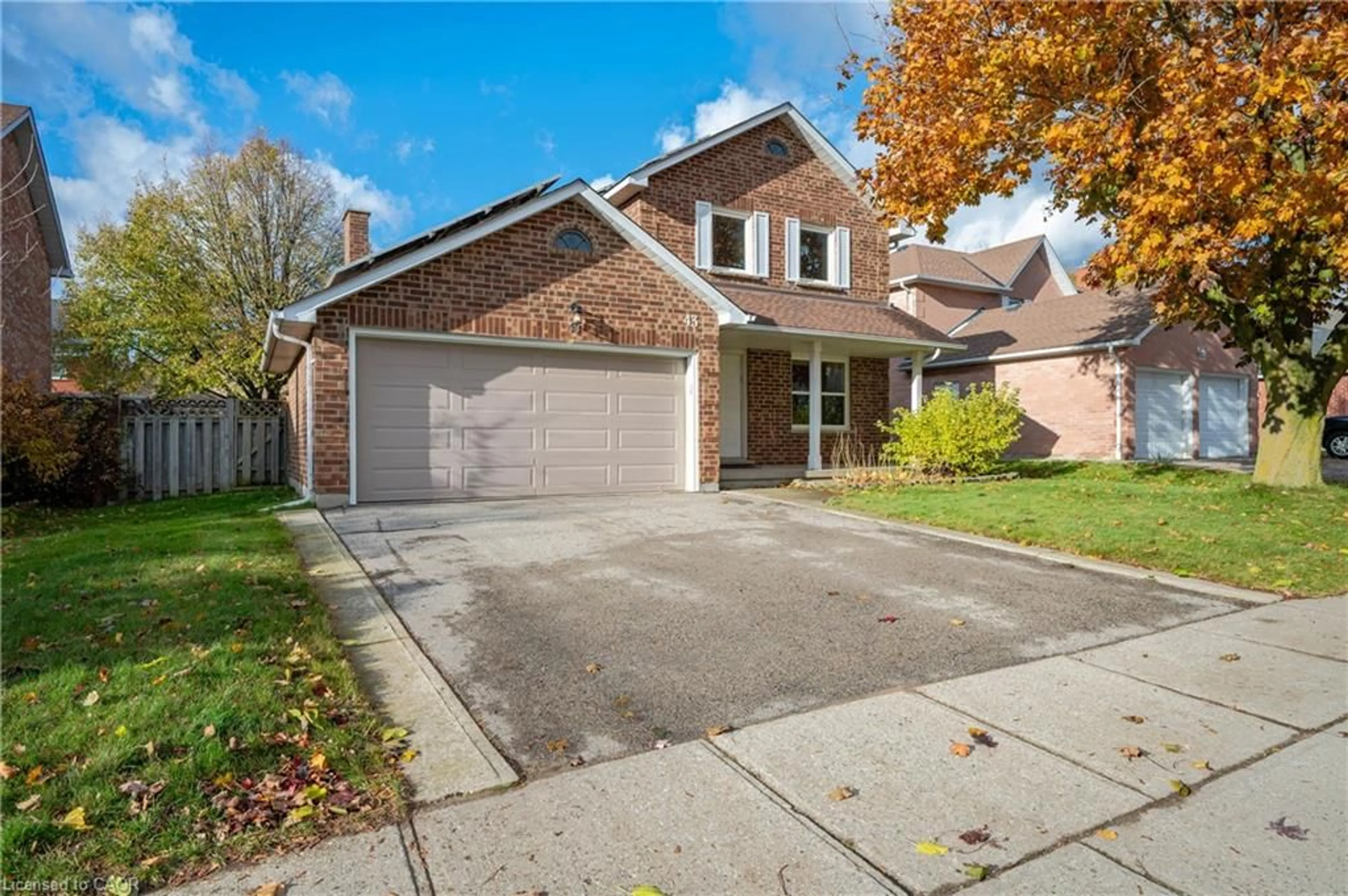 Home with brick exterior material, street for 43 Robson Ave, Cambridge Ontario N1T 1L2