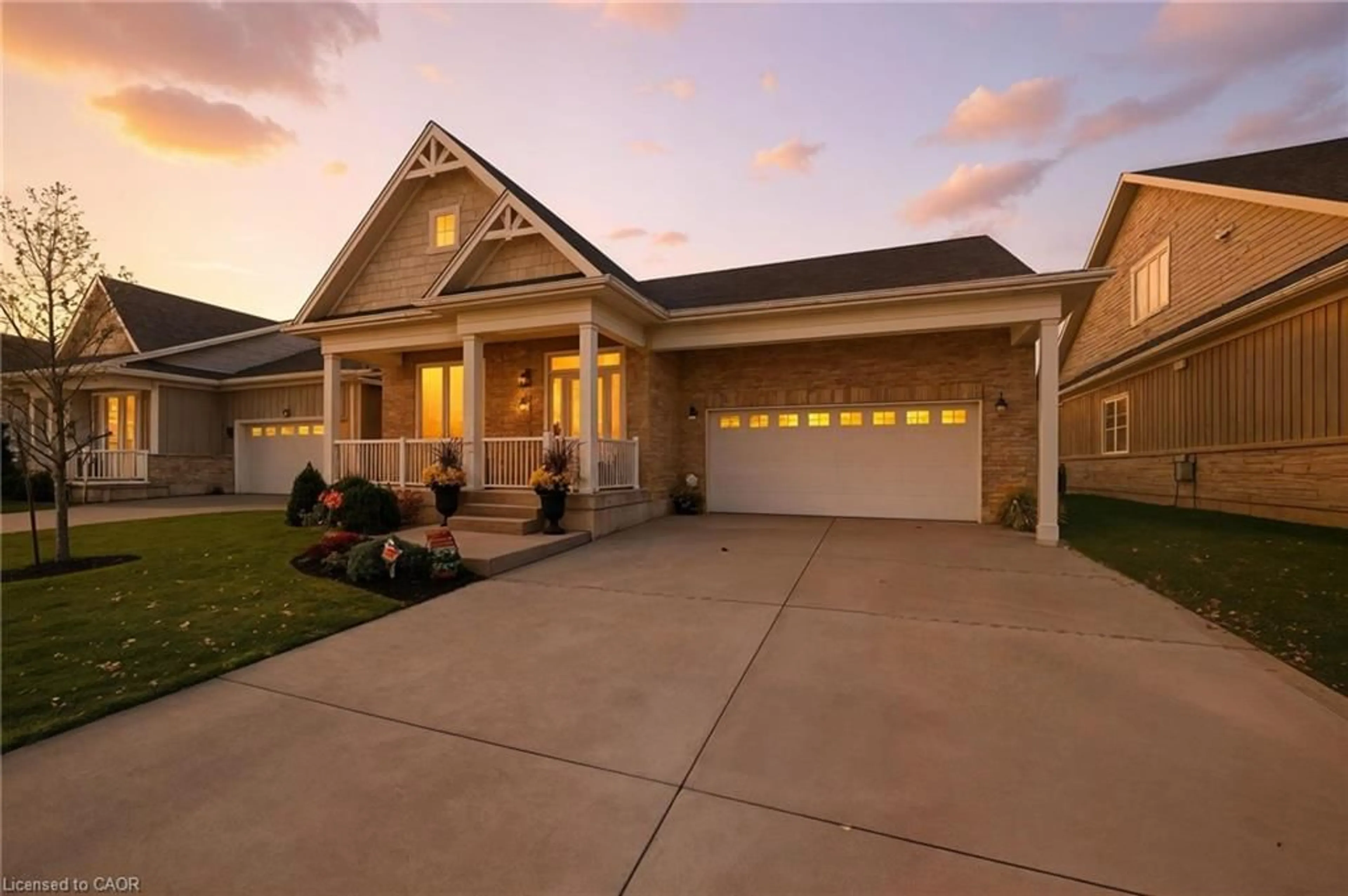 Home with vinyl exterior material, street for 34 Regatta Dr #89, Port Dover Ontario N0A 1N3