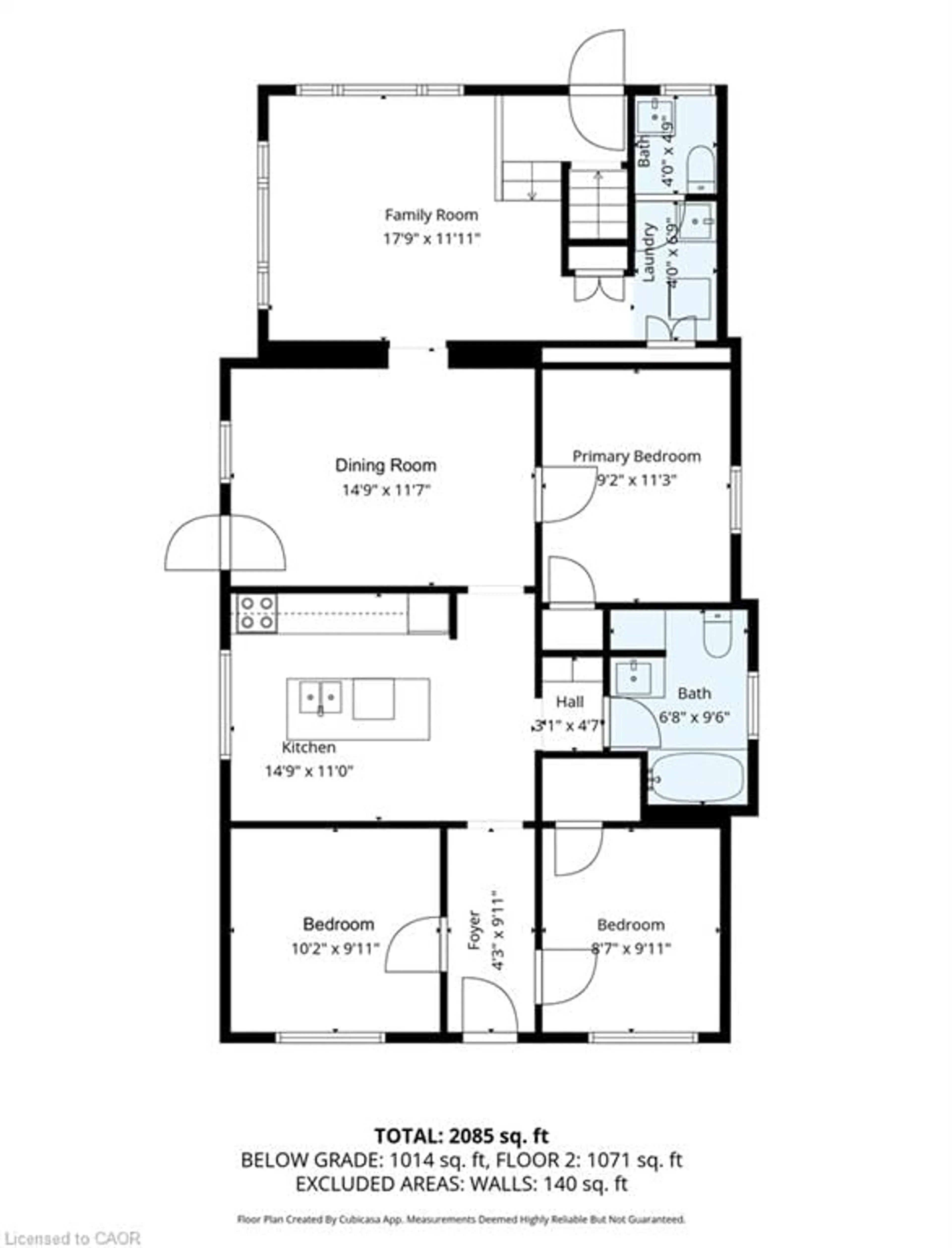 Floor plan for 175 Campbell St, Brantford Ontario N3S 5B4