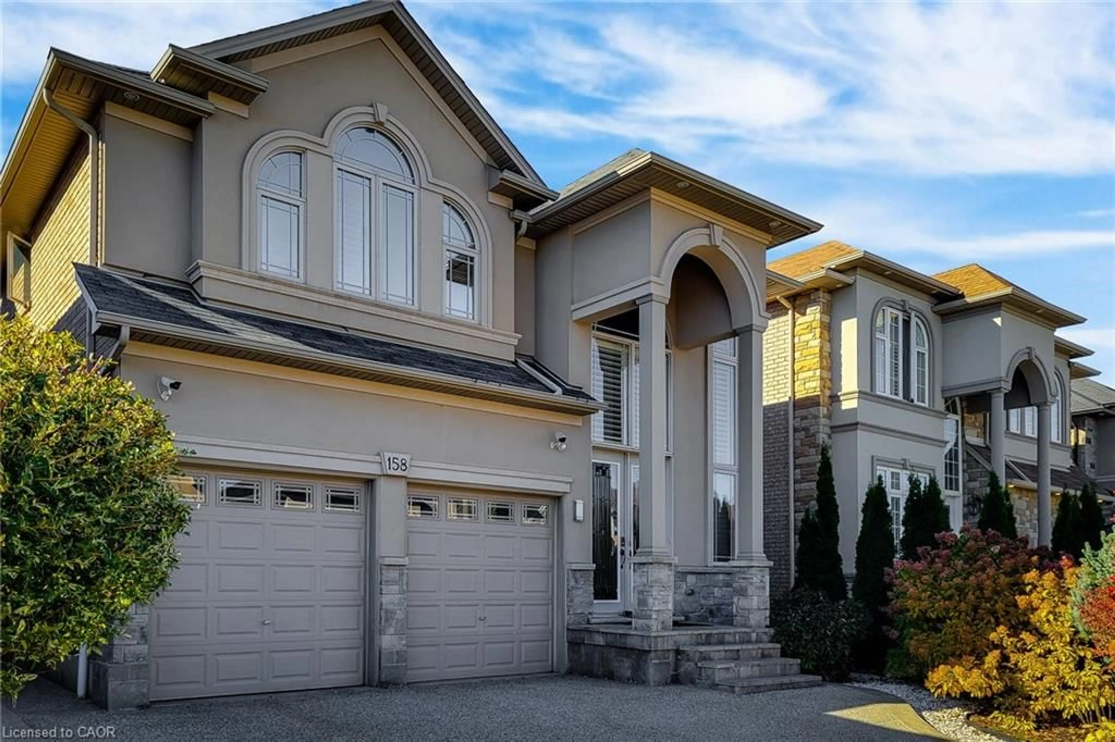 Home with vinyl exterior material, street for 158 Chambers Dr, Ancaster Ontario L9K 0J1