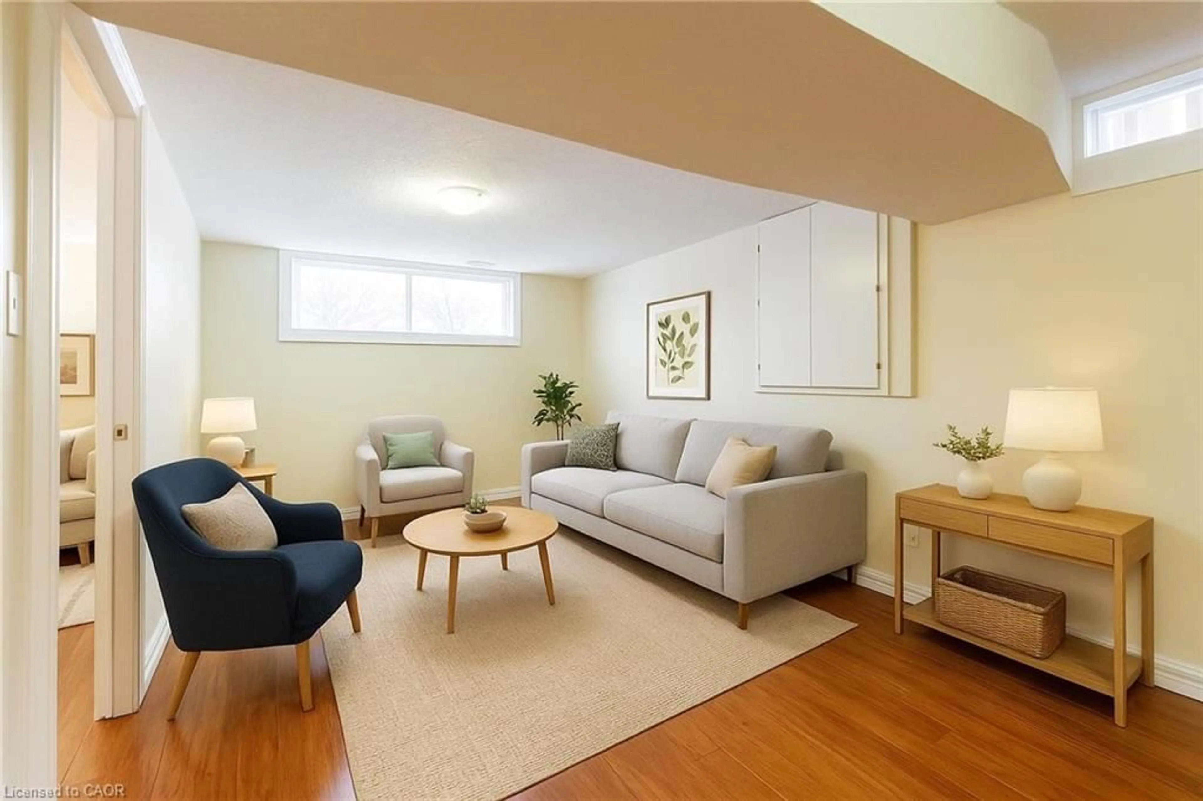 Living room with furniture, unknown for 16 Garrow Dr, Hamilton Ontario L9C 6G9