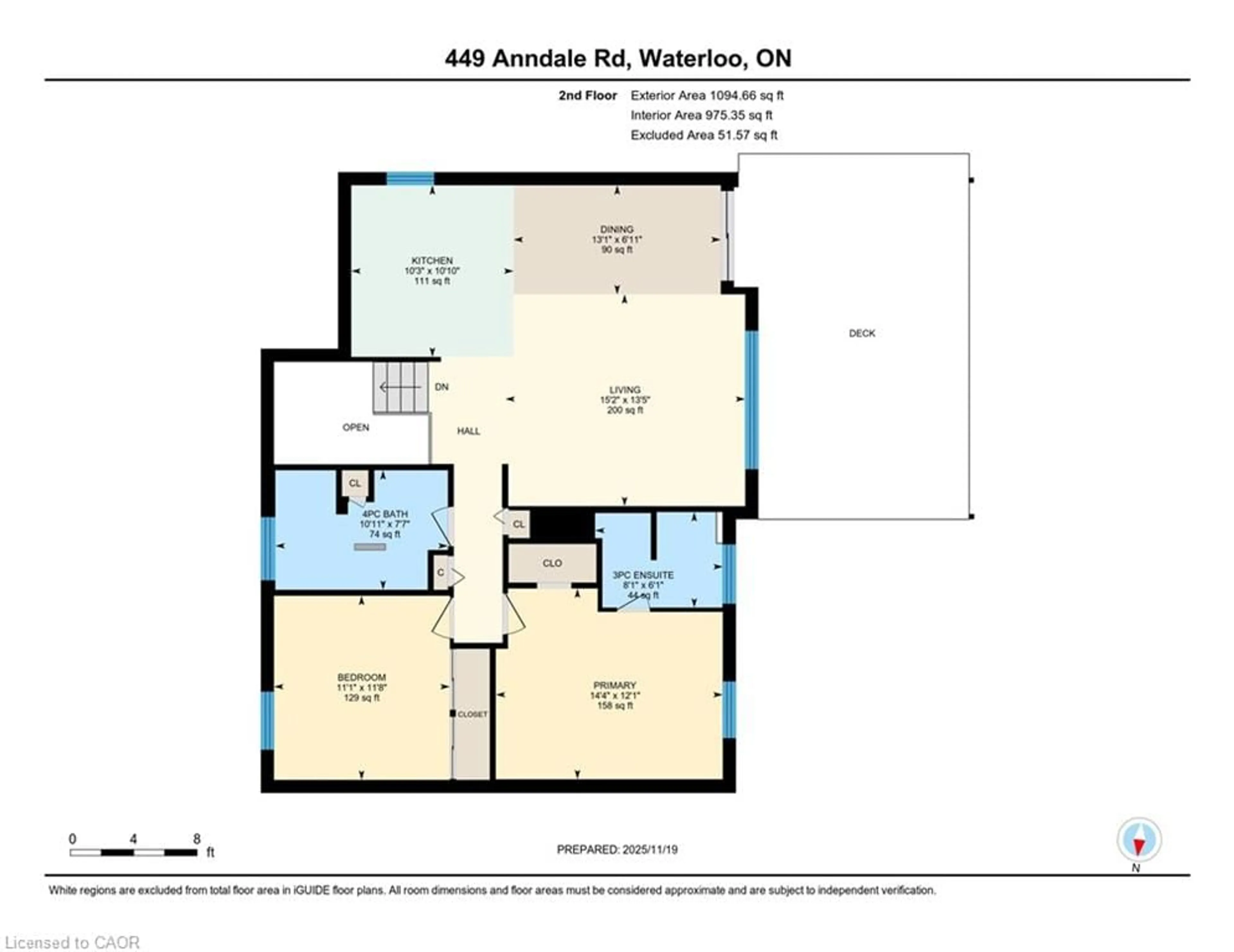 Floor plan for 449 Anndale Rd, Waterloo Ontario N2K 2E3