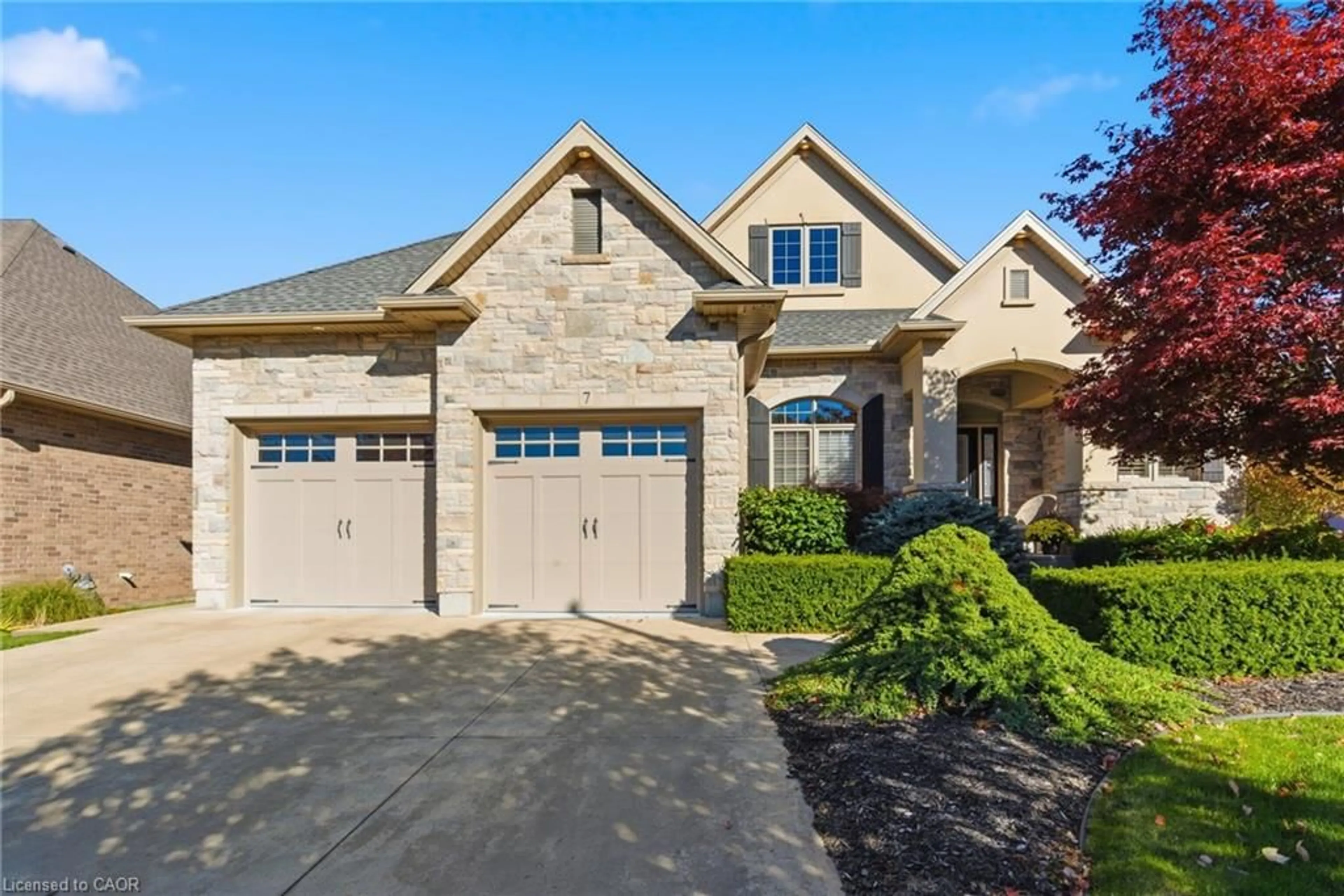 Home with brick exterior material, street for 7 Brondi's Lane, Fonthill Ontario L0S 1E0